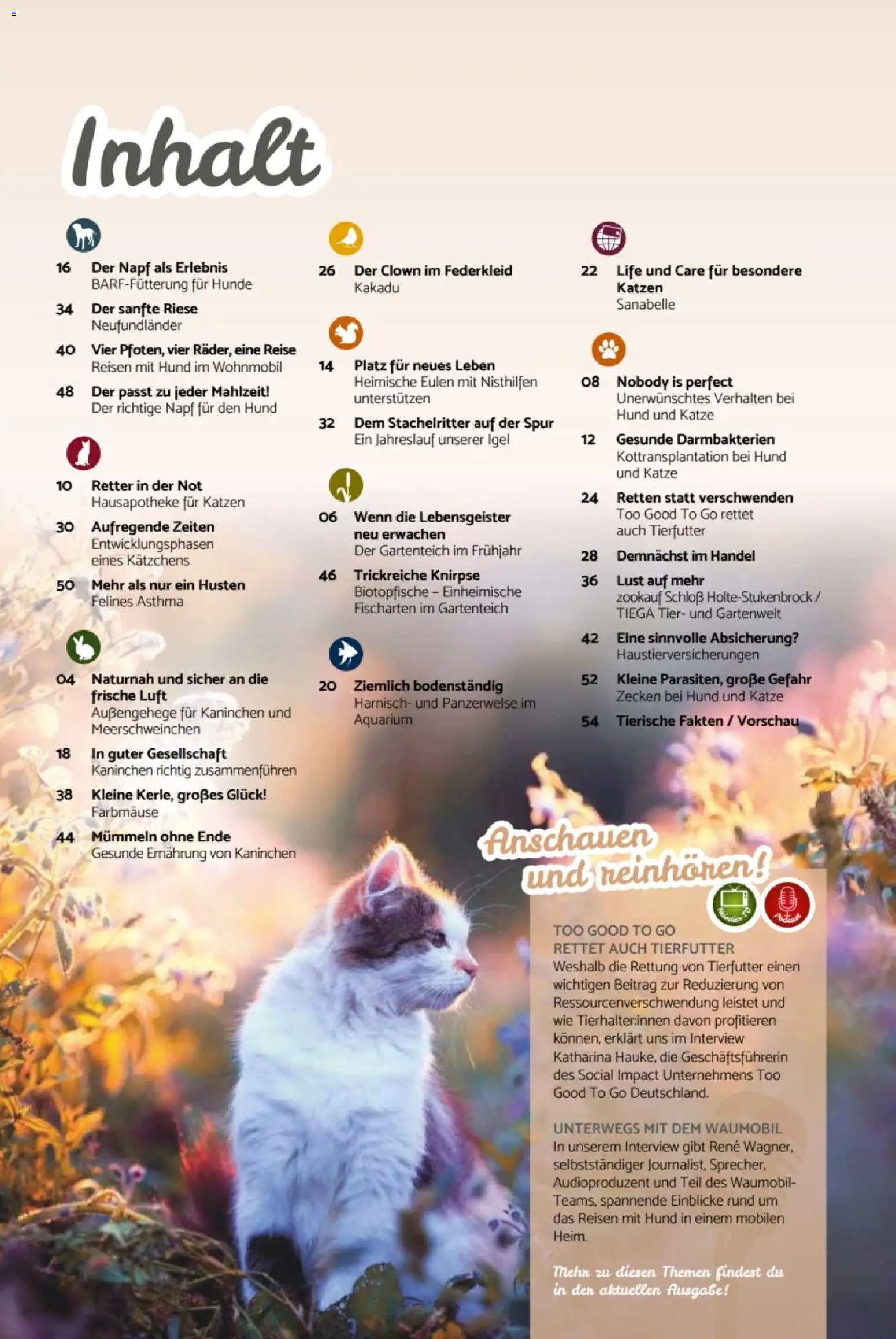 zookauf Heimtier Journal – gültig ab 01.04.2026 | Seite: 3 | Produkte: Kaninchen