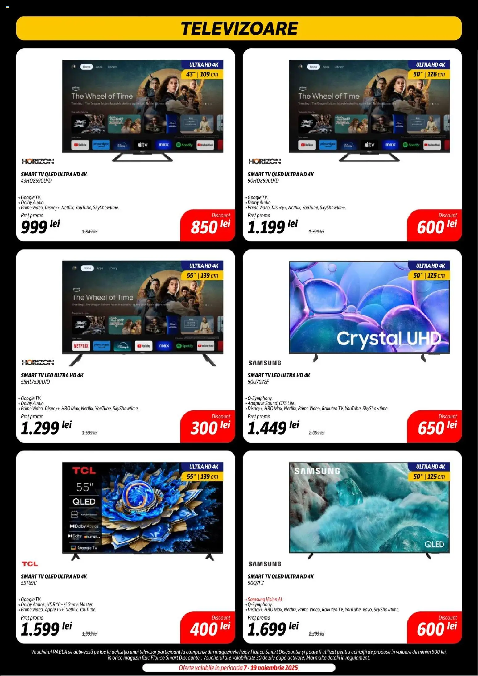 Noul catalog Flanco – valabil de la 07.11.2025 | Pagină: 10 | Produse: Televizor, Babak, Apple
