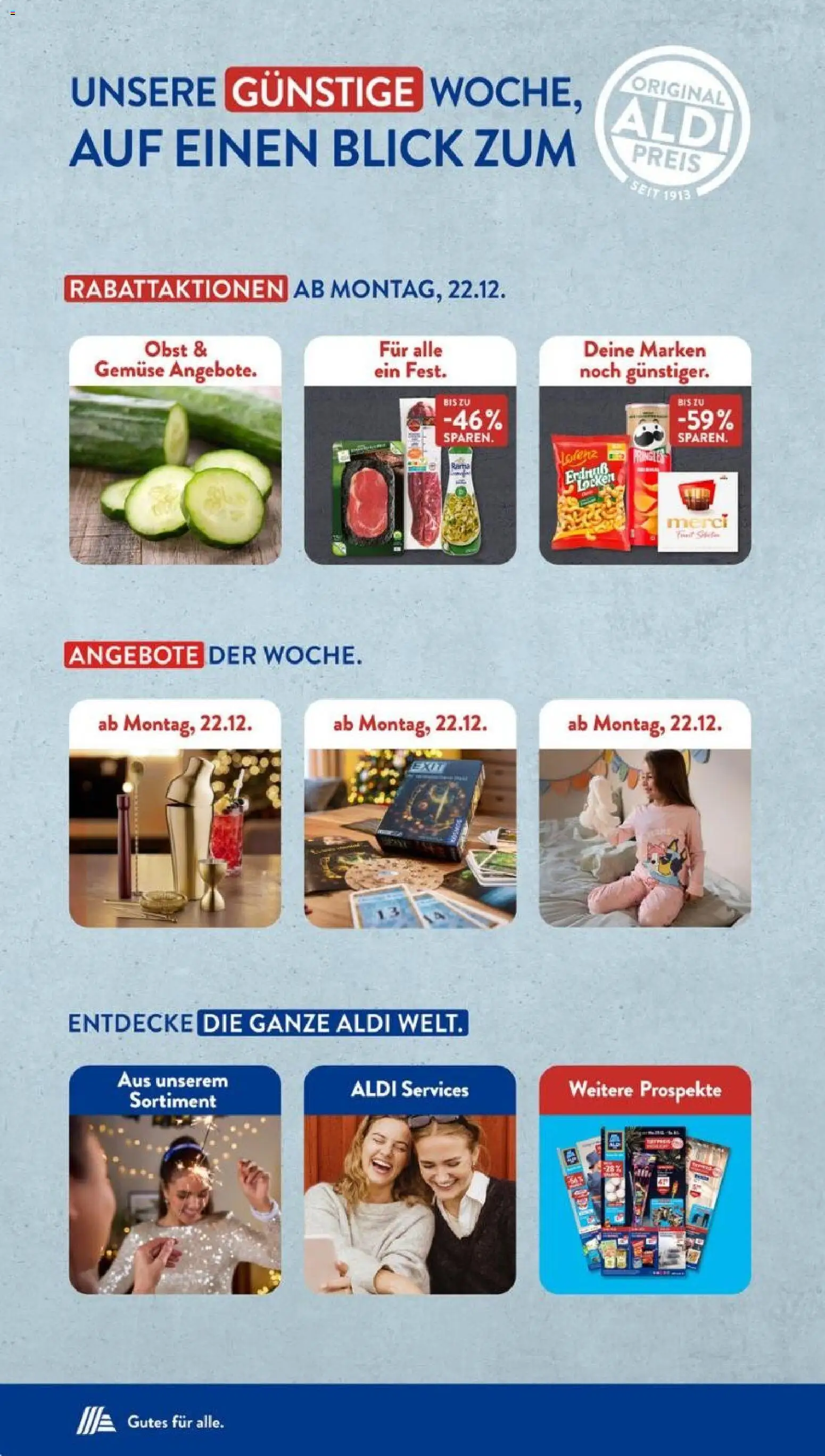 Aldi Süd Prospekt 	 – gültig ab 22.12.2025 | Seite: 2 | Produkte: Merci, Gemüse, Obst