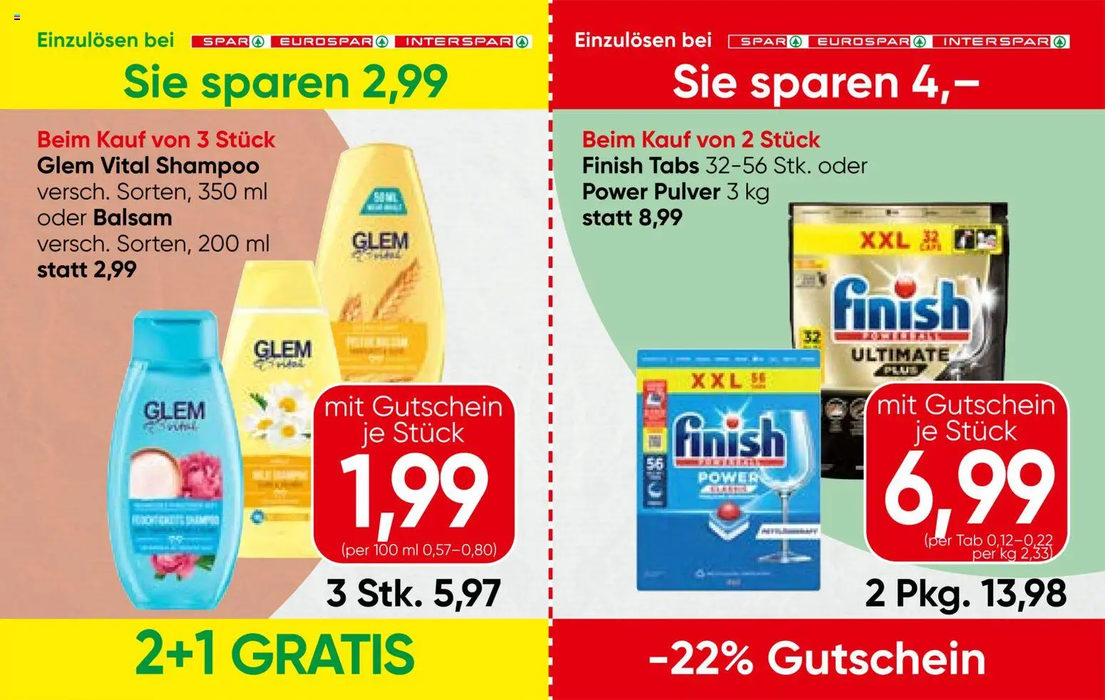 Spar Gutscheinheft - Steiermark gültig ab 19.02.2026 | Seite: 12 | Produkte: Shampoo