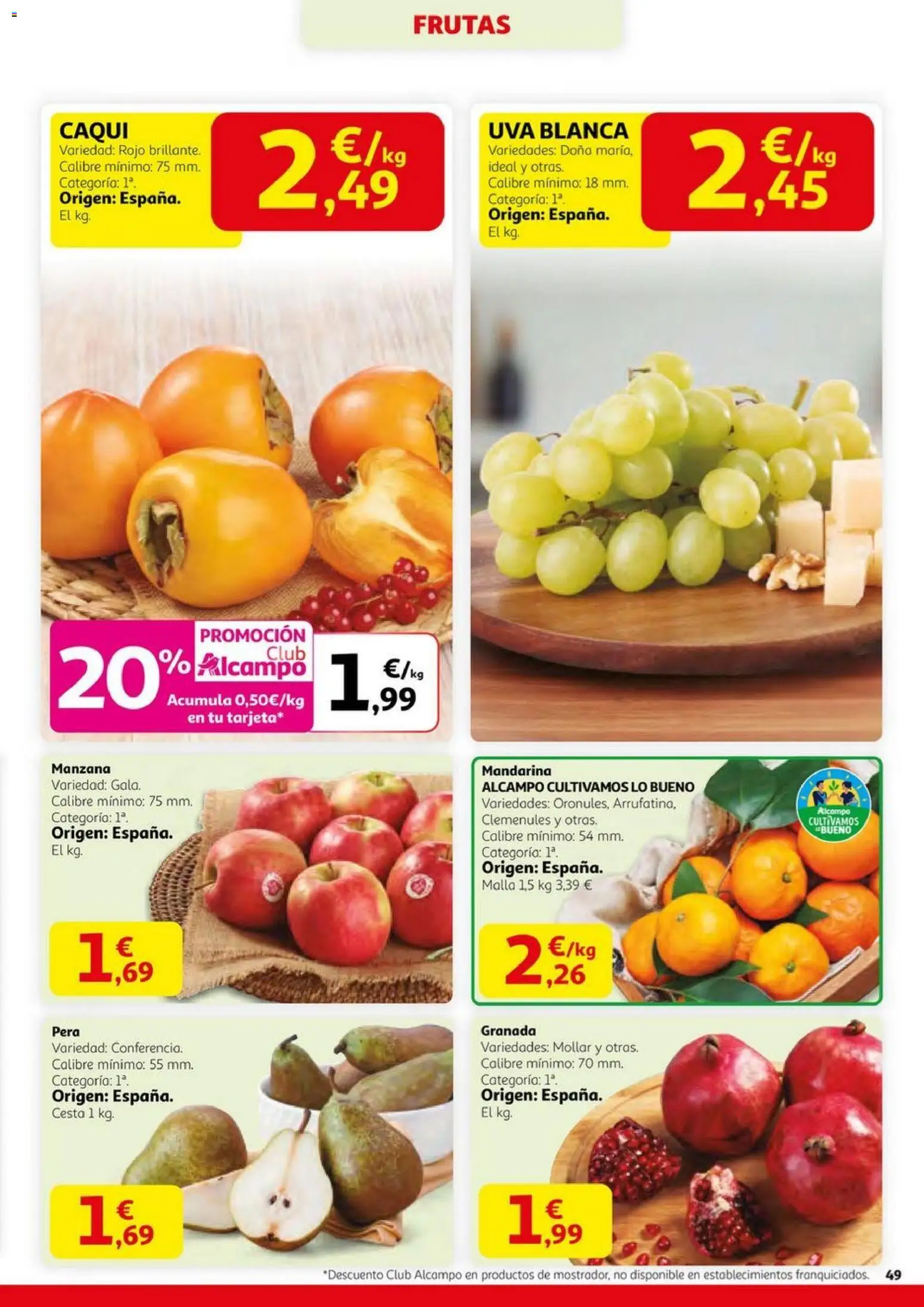 Alcampo - HG Nacional │ válido desde el 23.10.2025 | Página: 49 | Productos: Manzana, Cesta