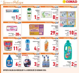 Anteprima del volantino PANNOLINI, MUTANDINO PROGRESSI PAMPERS, misure assortite valido a partire dal 14.01.2026 | Pagina: 24