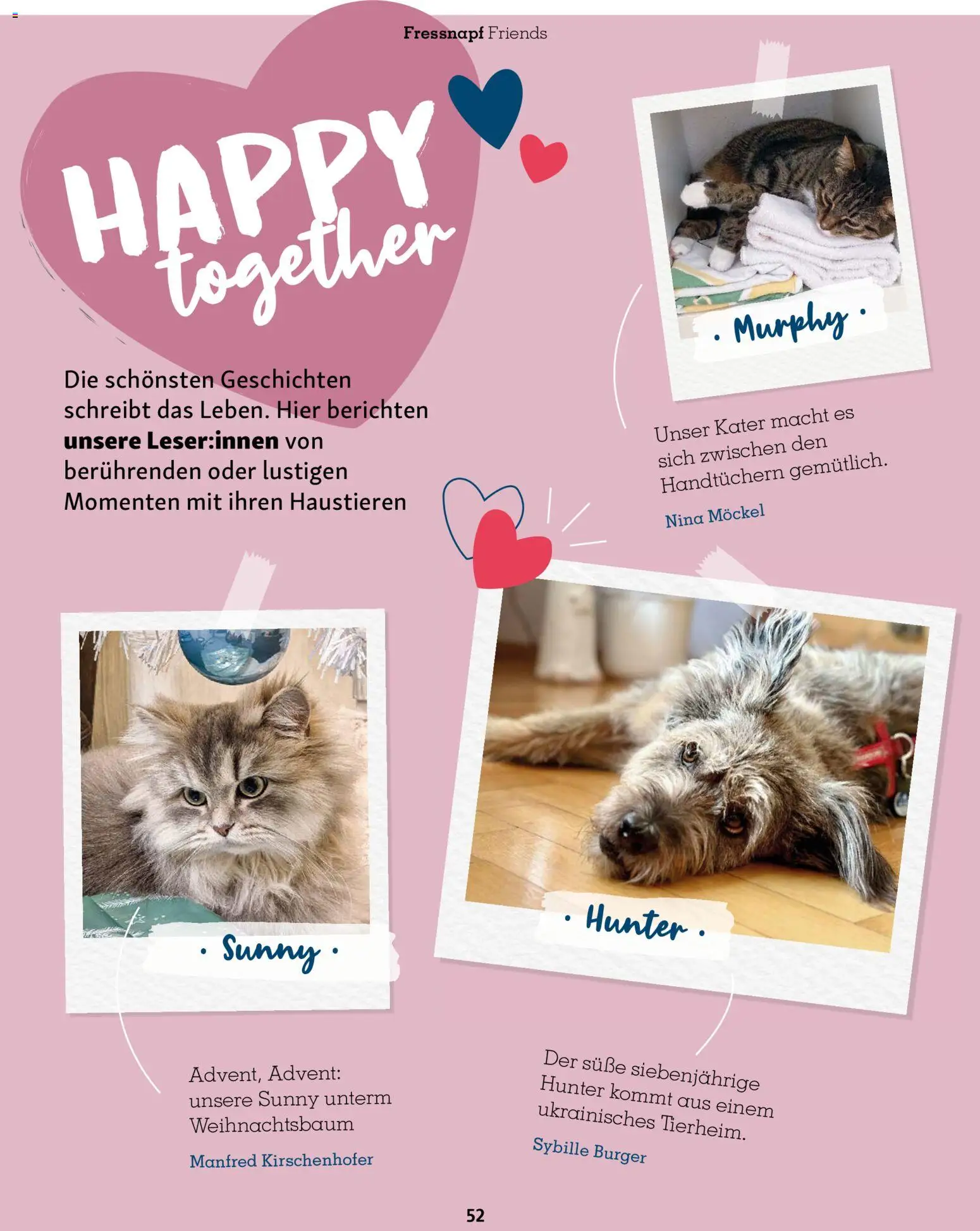 Fressnapf Friends Magazin – gültig ab 01.11.2025 | Seite: 52 | Produkte: Burger