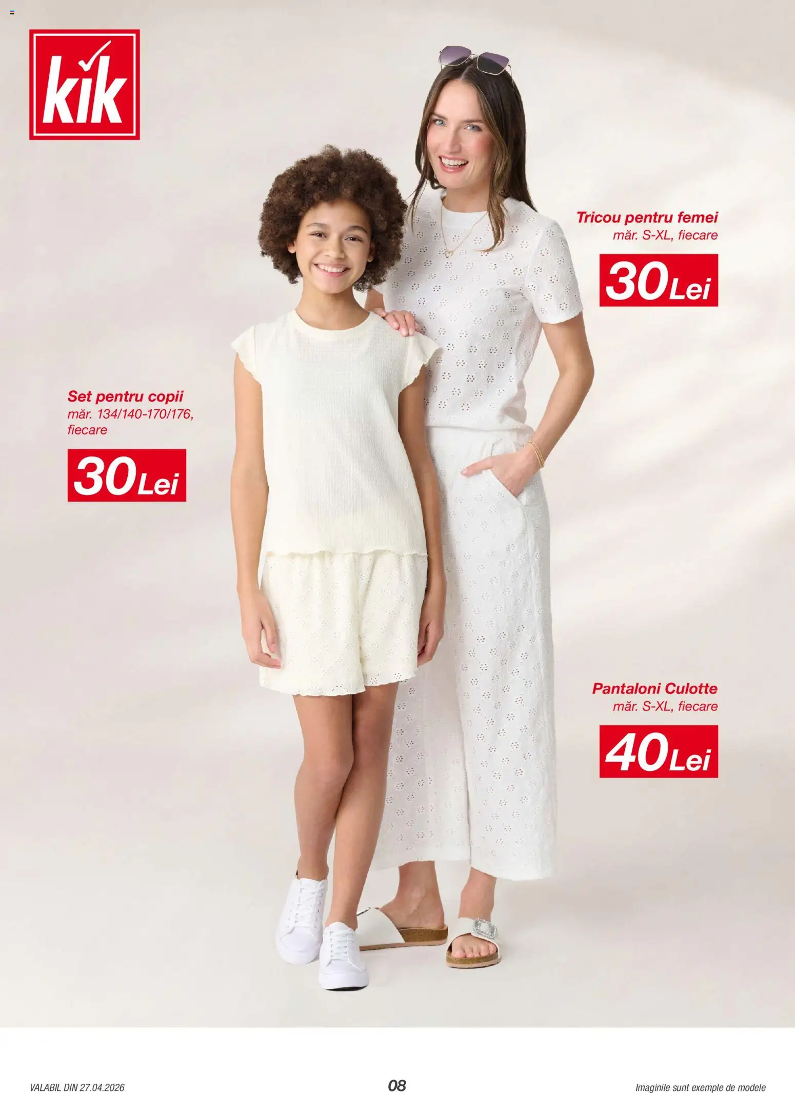 Noul catalog Kik – valabil de la 27.04.2026 | Pagină: 8 | Produse: Tricou, Pantaloni