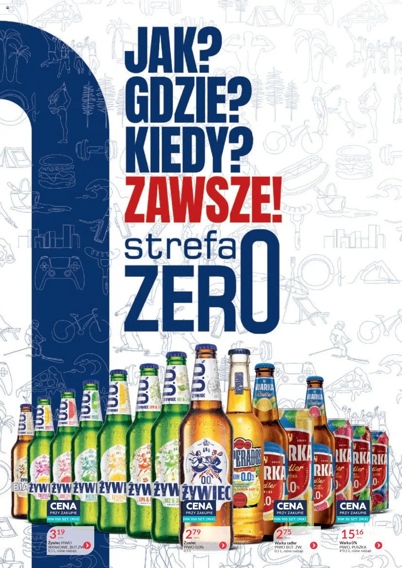 Eurocash Gazetka - Napoje, przekąski i piwa od 01.06.2025 | Strona: 17 | Produkty: Warka, Piwo