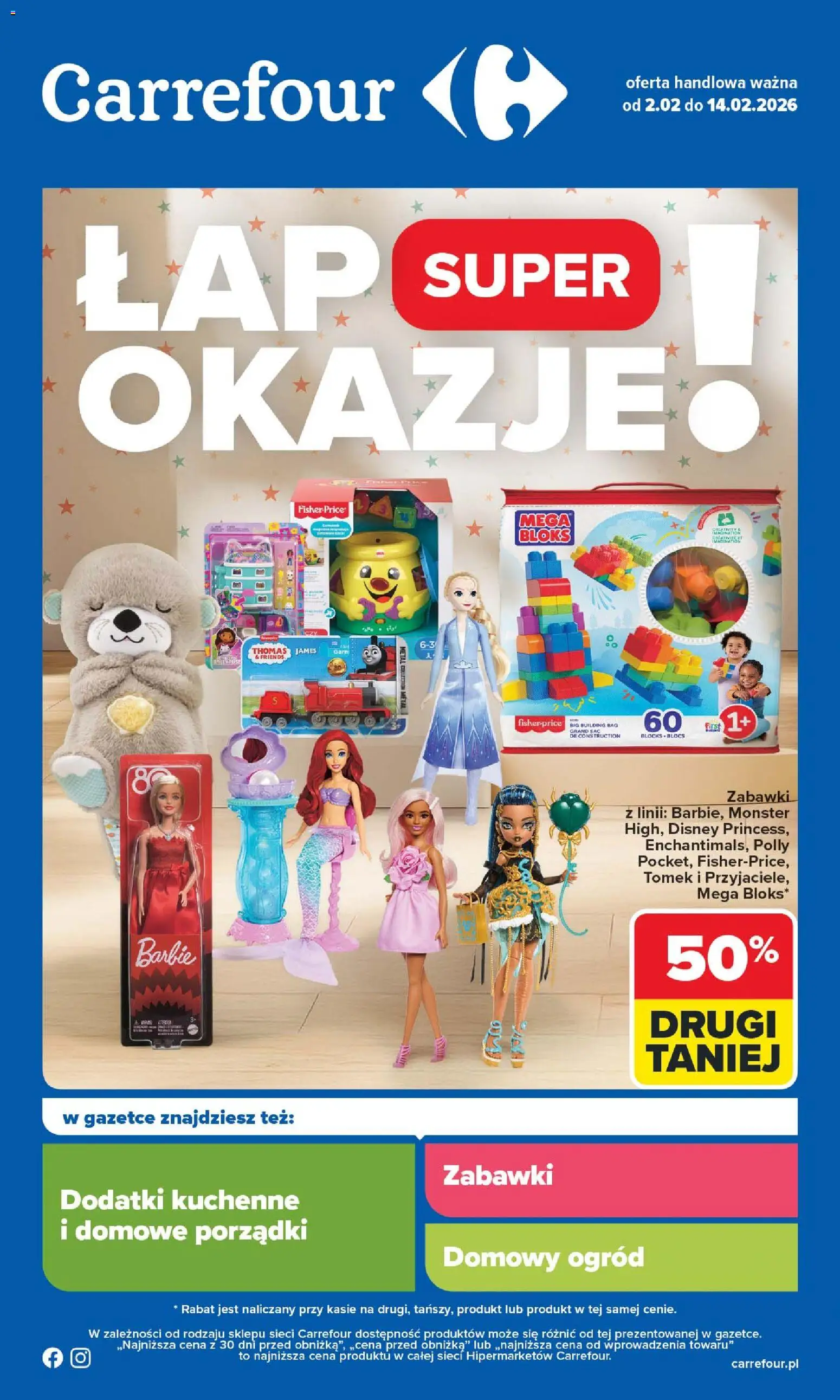 Carrefour Gazetka - Łap super okazje od 02.02.2026 | Strona: 1 | Produkty: Barbie