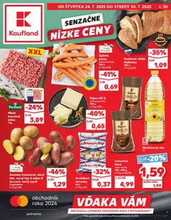 Kaufland Bratislava-Podunajské Biskupice - náhľad platný od 24.07.2025