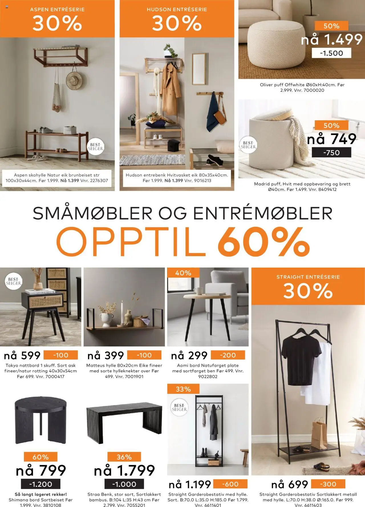  | Side: 28 | Produkter: Skohylle, Суміш дитяча, Garderobestativ, Hylle
