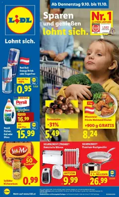 Lidl - Jenbach, Eferding, Dornbirn ab 09.10.2025 gültig