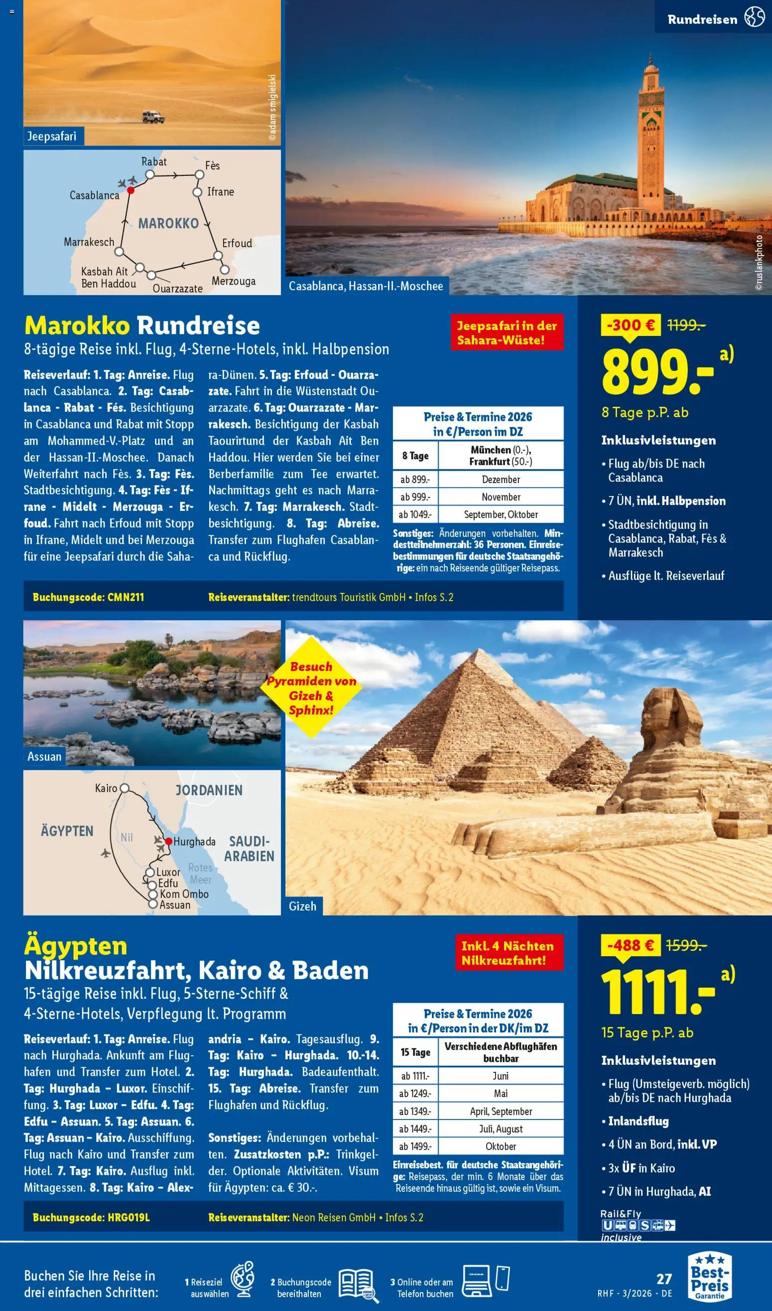 Lidl Reisen Prospekt 	 | 28.02.2026 | Wie erhält man einen begrenzten Rabatt? | Deutschland