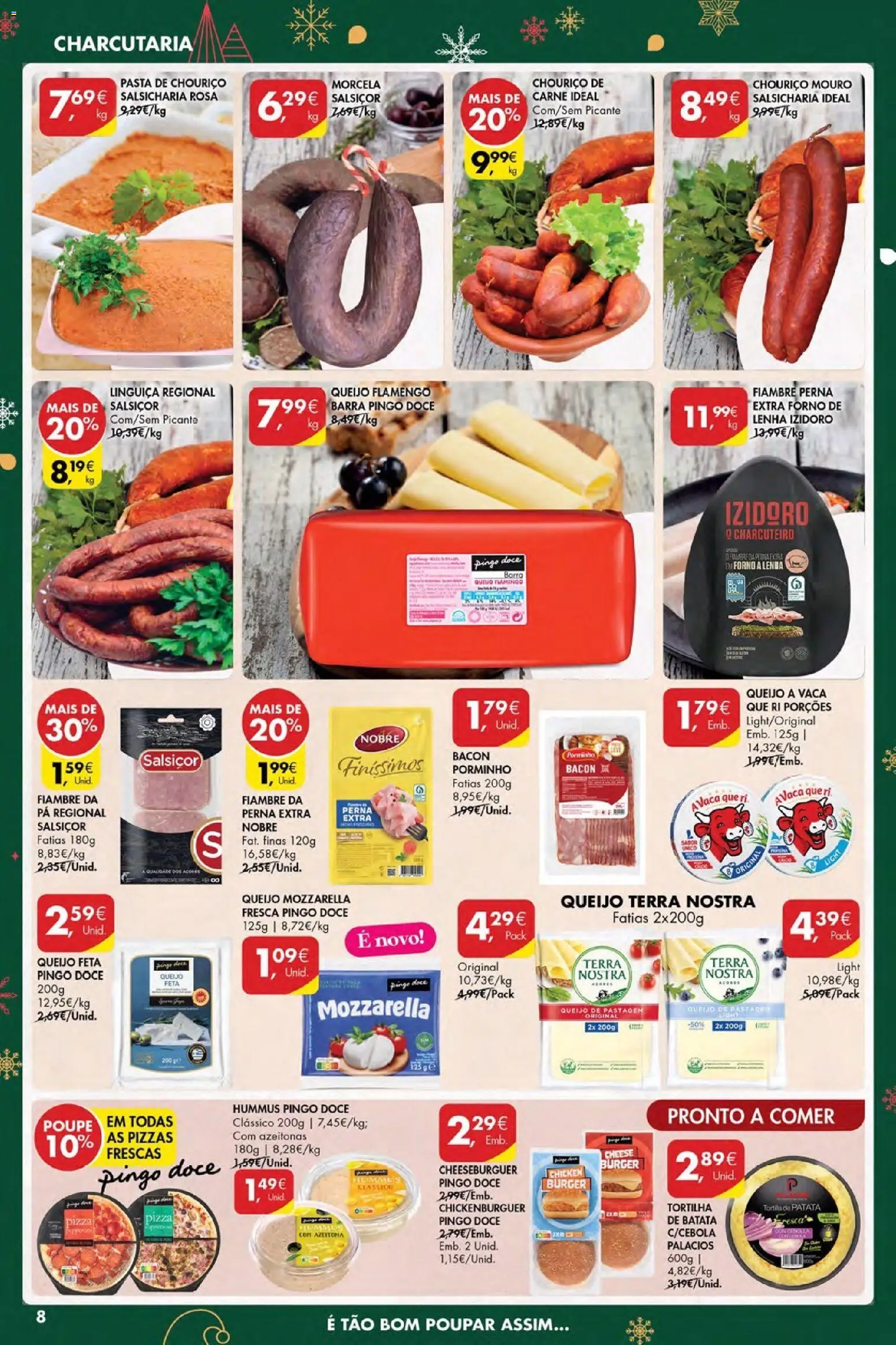 Pingo Doce Poupe Esta Semana Açores │ válido de 18.12.2025 | Página: 8 | Produtos: Batata, Forno, Linguiça, Carne