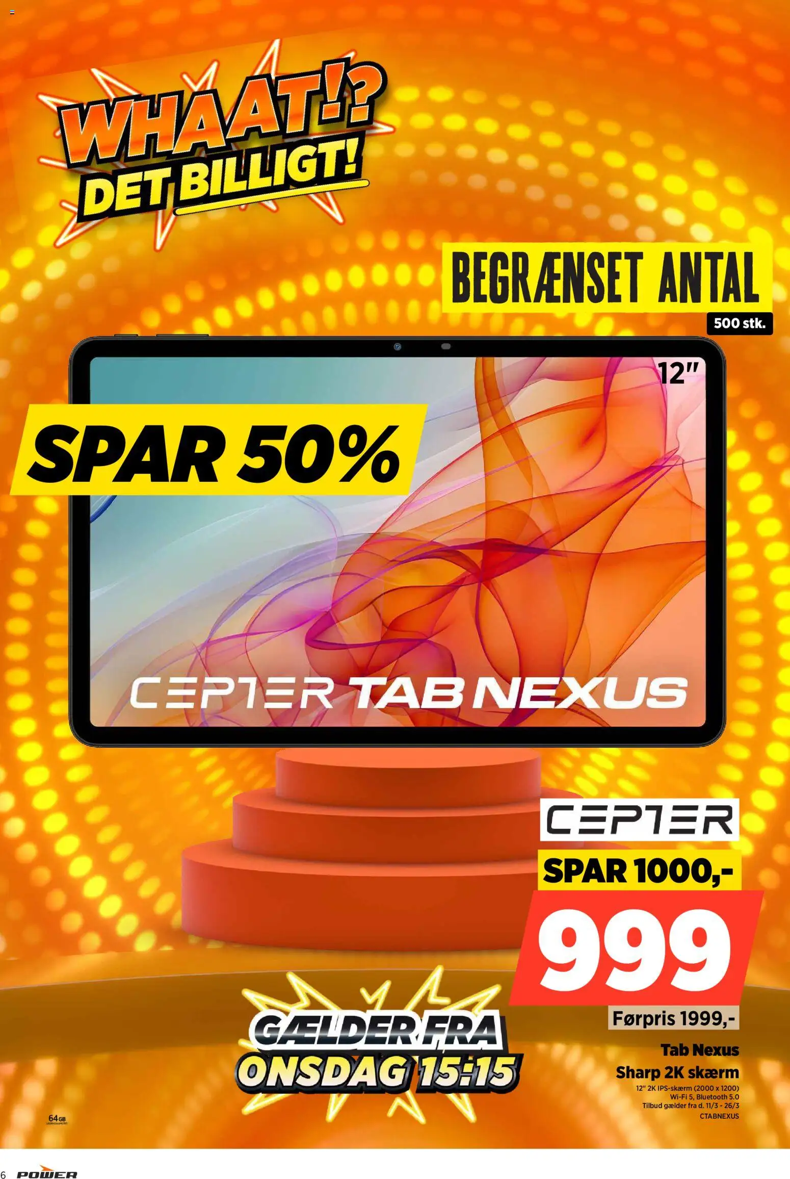 Power tilbudsavis – gyldig fra 03.04.2026 | Side: 6 | Produkter: Skærm