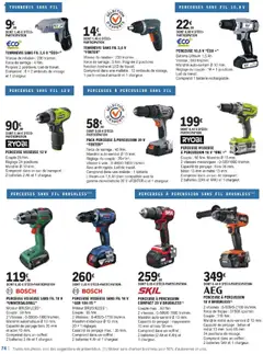  | Page: 74 | Produits: Tournevis, Porte, Perceuse Visseuse, Batterie