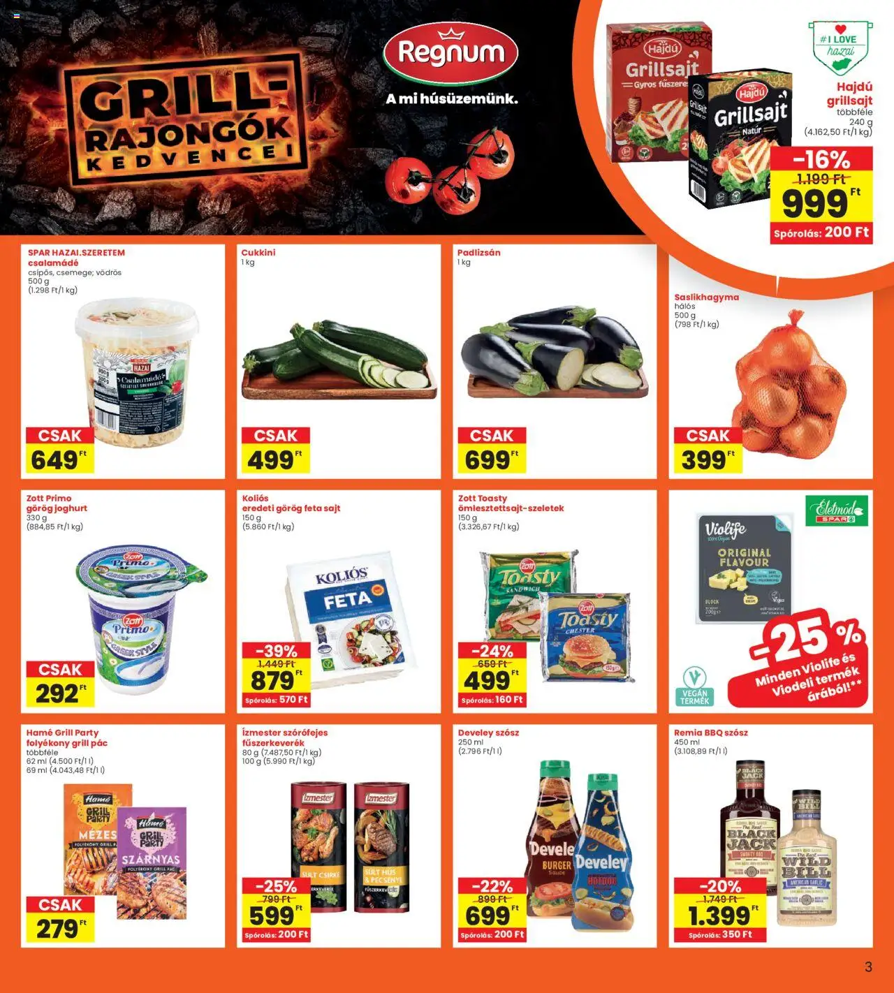 Interspar akciós ujság - amely érvényes a következő dátumtól: 12.06.2025 | Oldal: 3 | Termékek: Cukkini, Grillsajt, Joghurt, Vegán