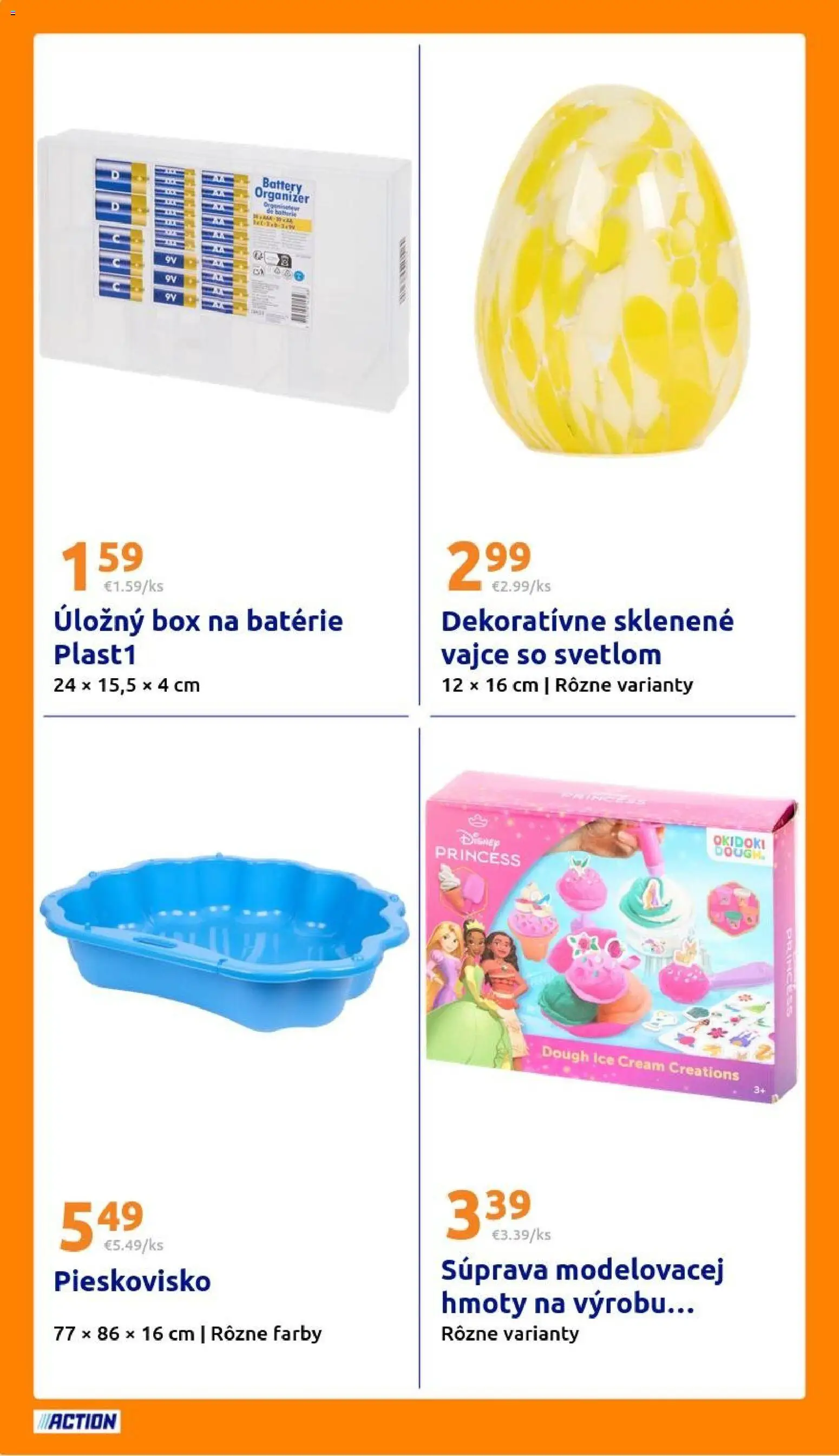 Nové Action akcie – leták je platný od 08.04.2026 | Strana: 26 | Produkty: Organizér