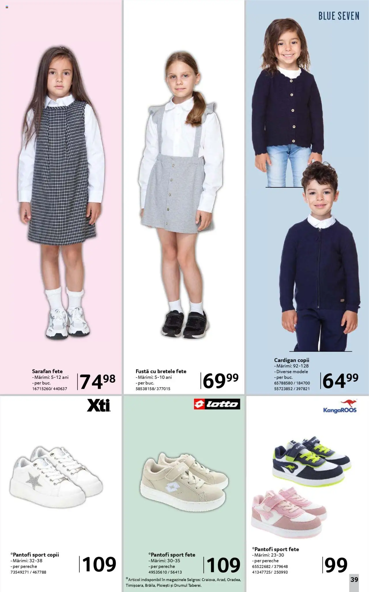 Catalog Selgros - Școala  – valabil de la 08.08.2025 | Pagină: 39 | Produse: Cardigan