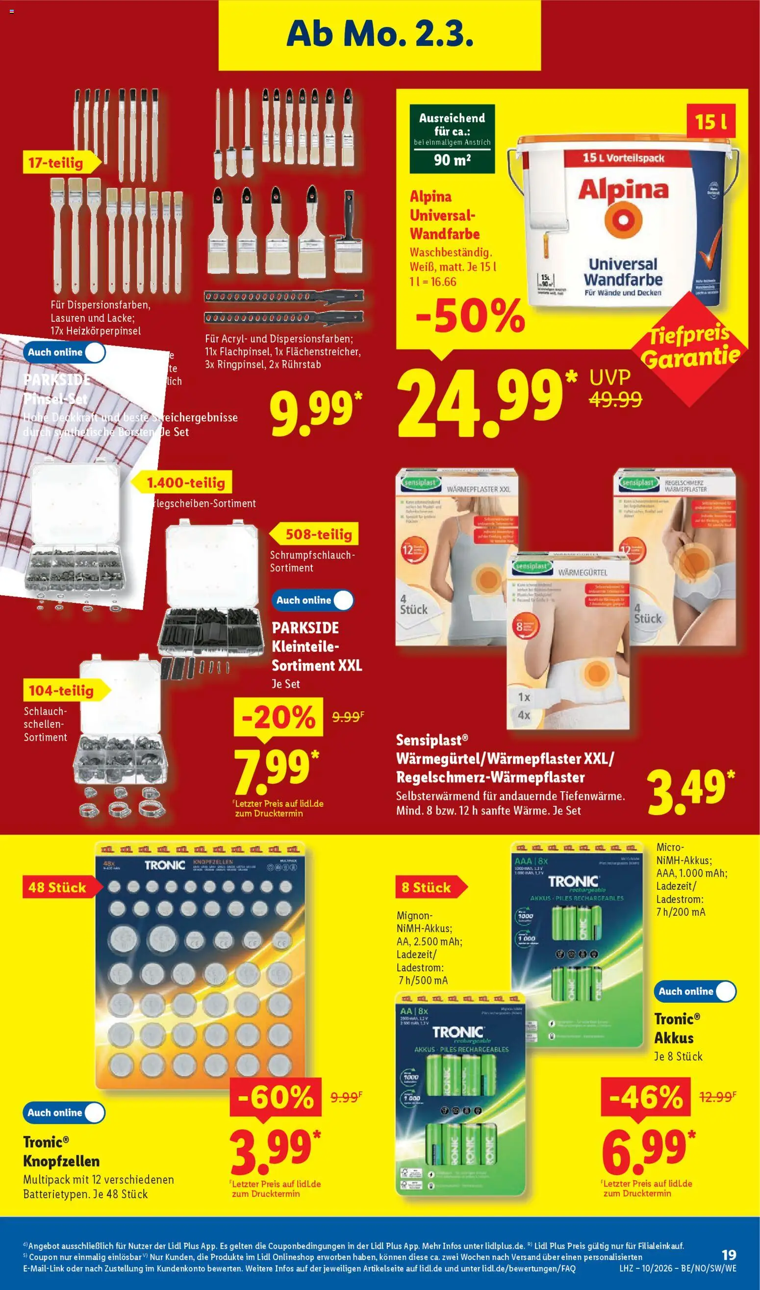 Lidl Prospekt Rahden – gültig ab 02.03.2026 | Seite: 33 | Produkte: Wandfarbe