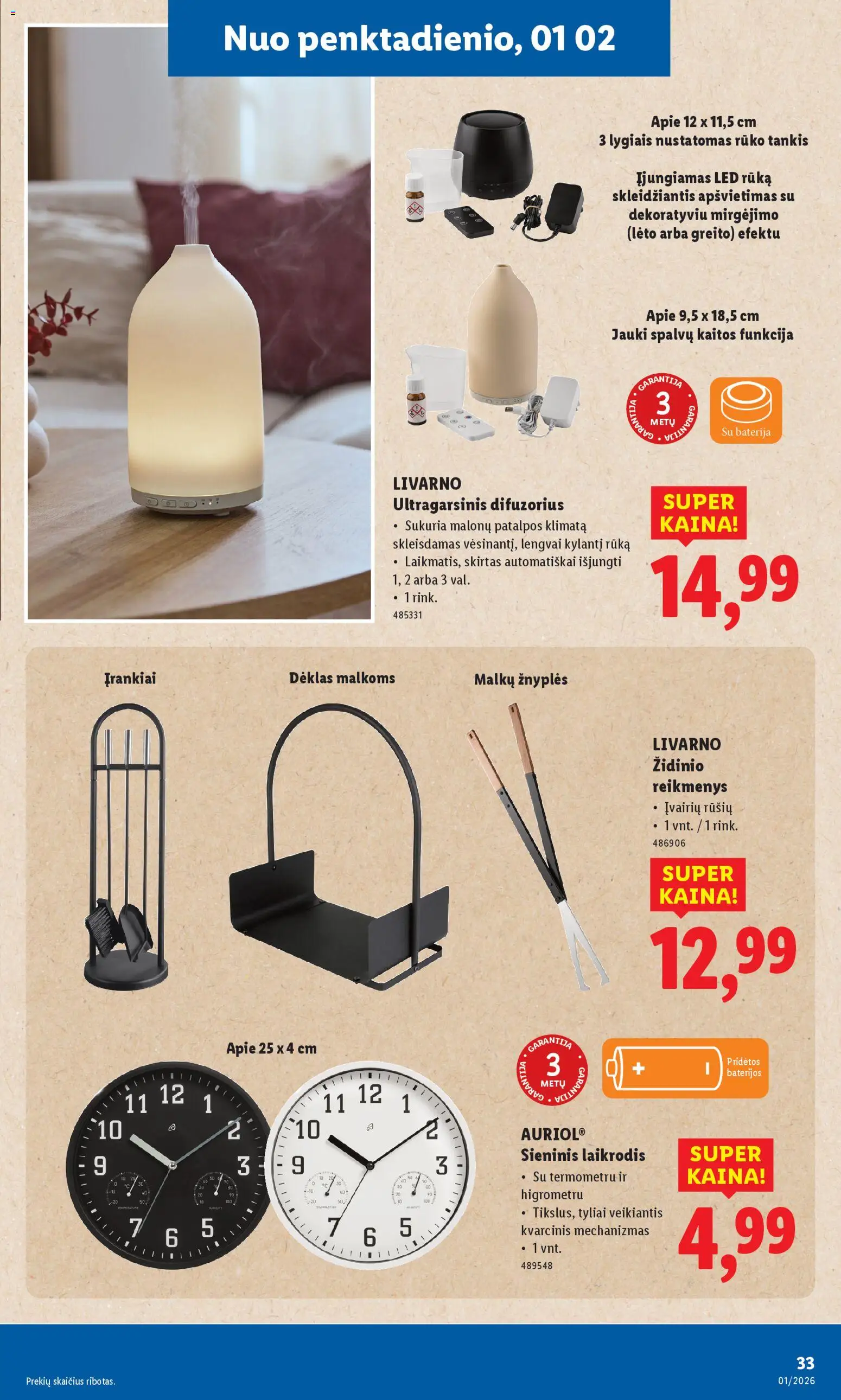 LIDL akcijos nuo 29.12.2025 | Puslapis: 33