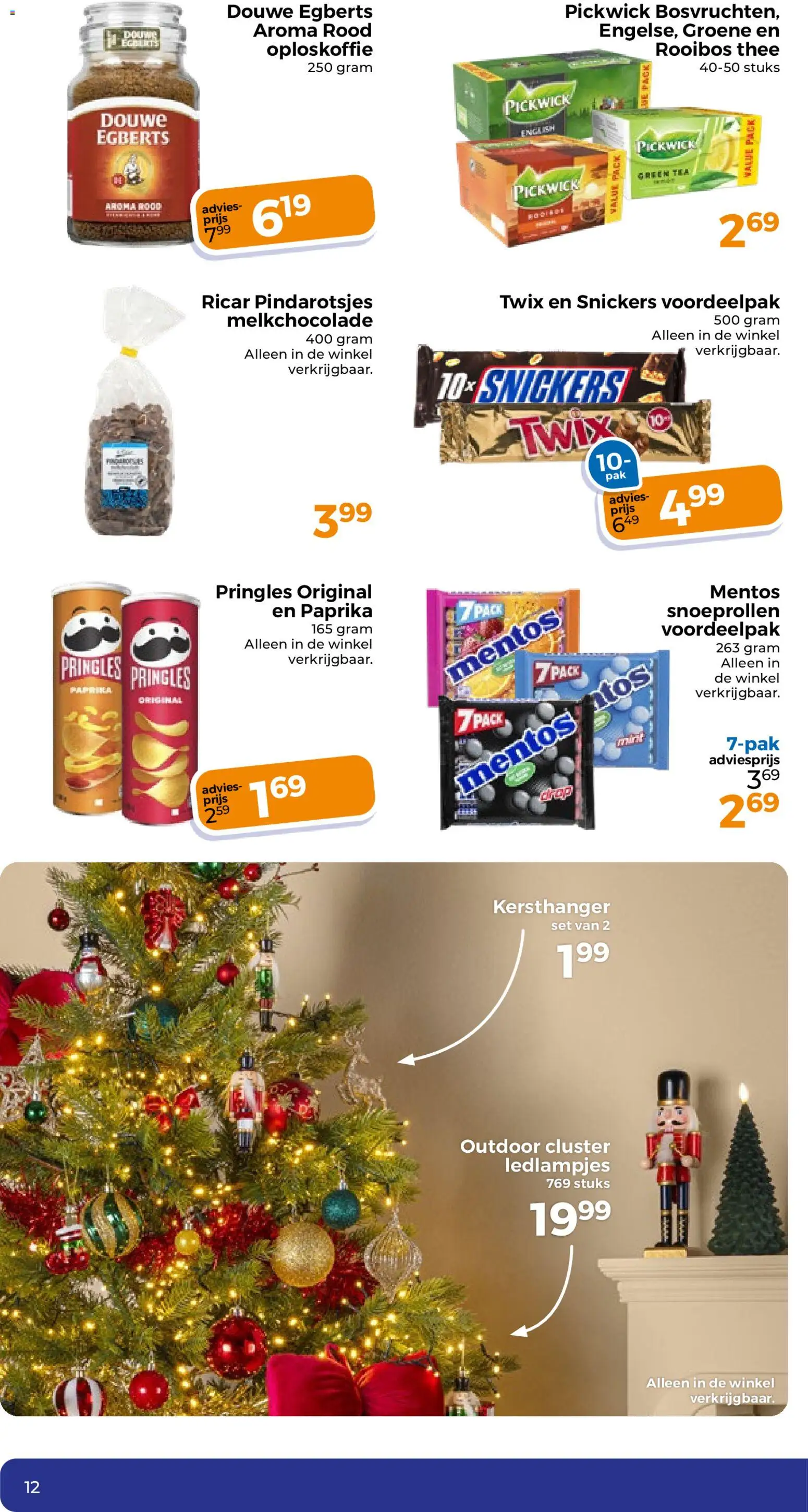 {H1} | Pagina: 14 | Producten: Thee, Oploskoffie, Pringles, Twix