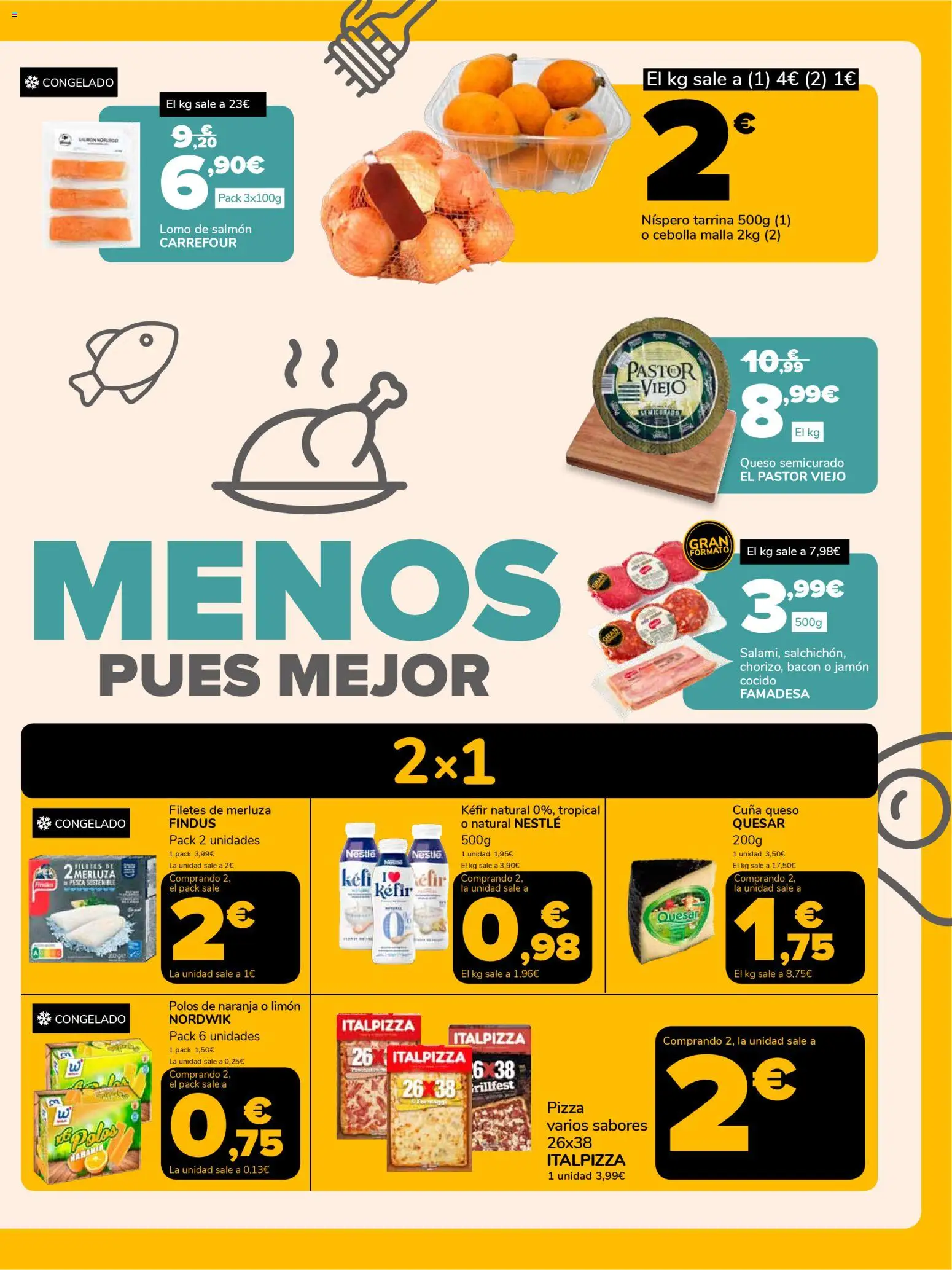 Supeco folleto │ válido desde el 29.04.2026 | Página: 7 | Productos: Queso, Jamón cocido, Pizza, Filetes de merluza