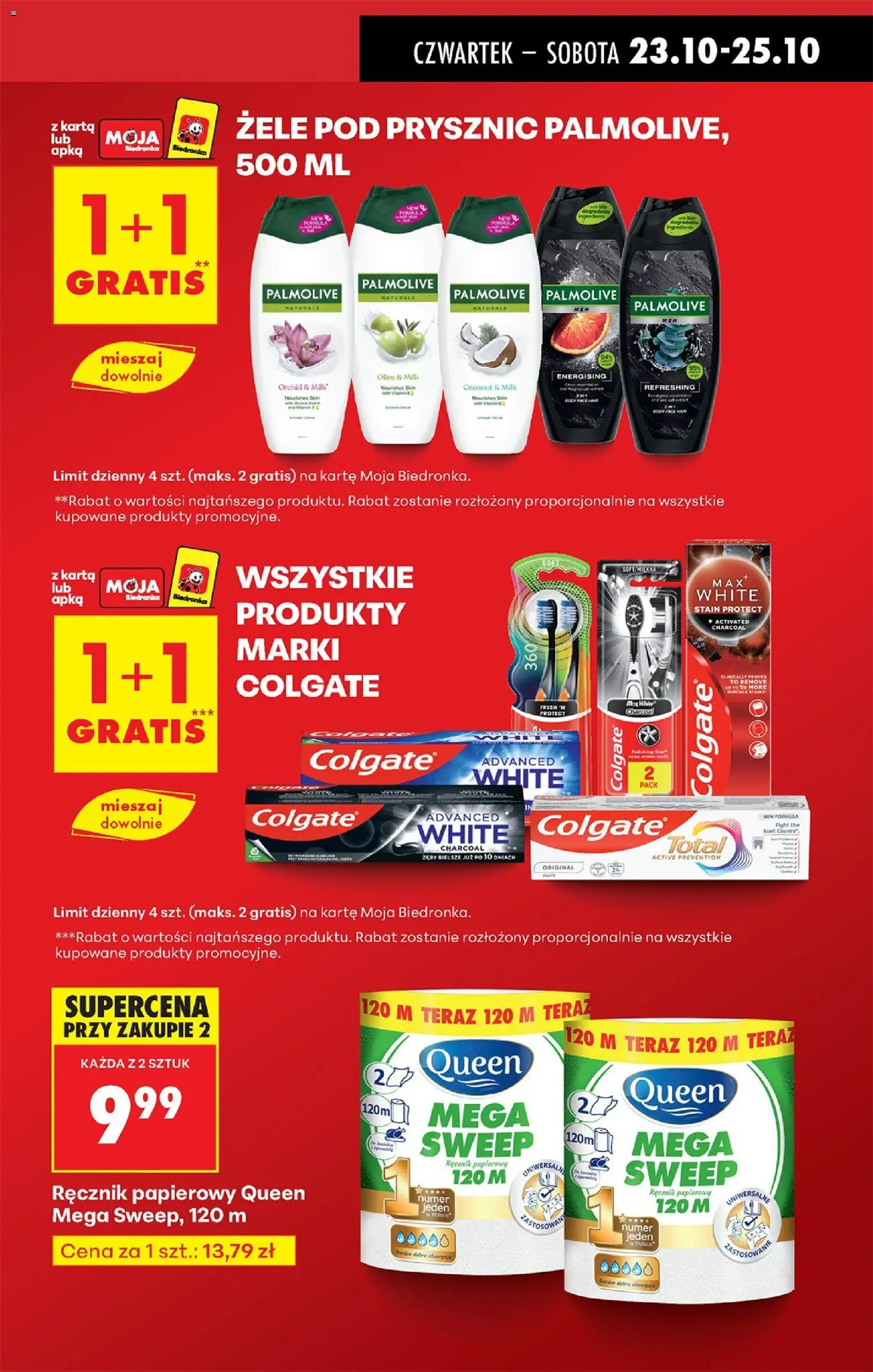 Biedronka gazetka - Oferta w tym tygodniu od 23.10.2025 | Strona: 13 | Produkty: Karta, Prysznic, Ręcznik papierowy