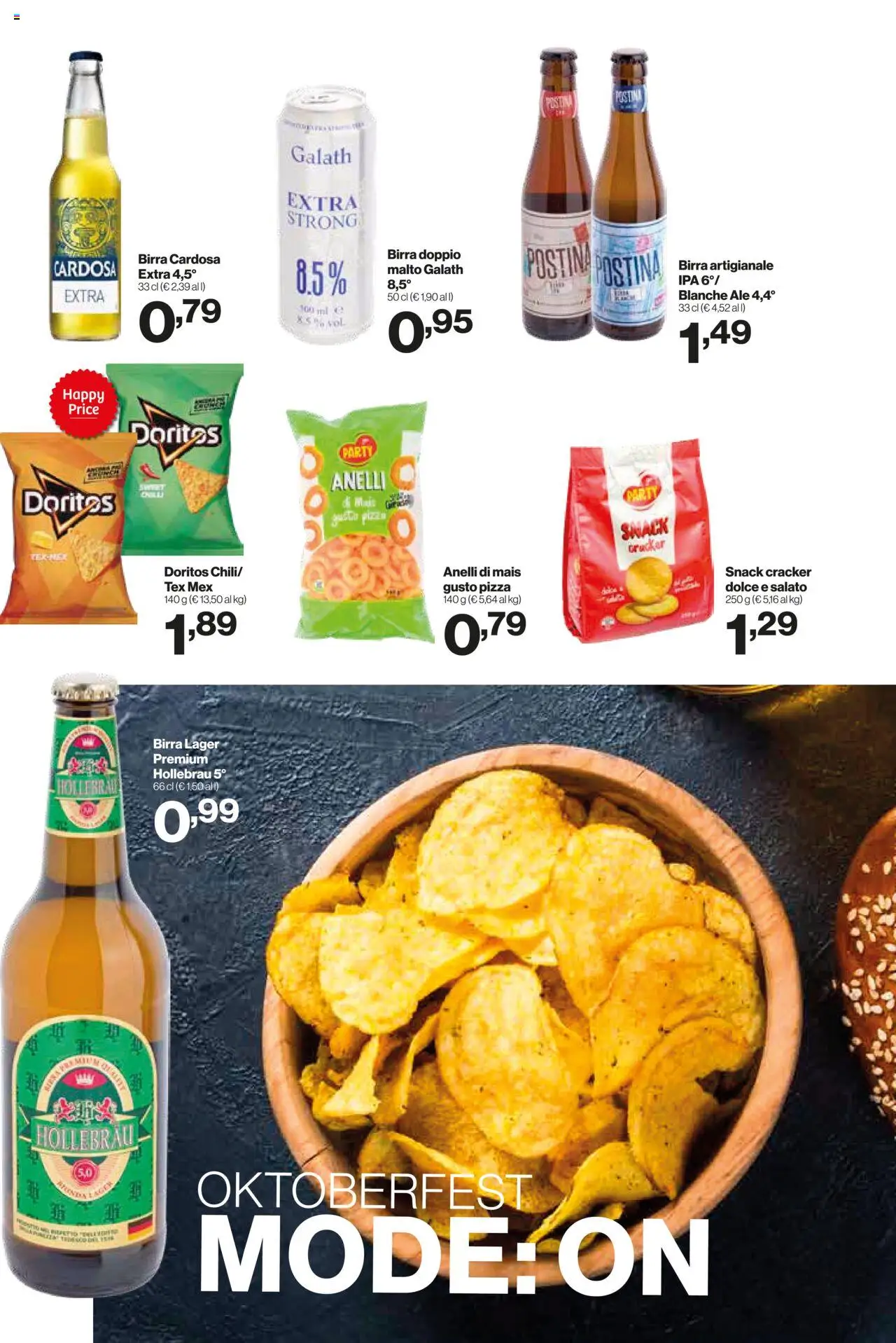 Volantino IN's del 24.09.2025 | Pagina: 6 | Prodotti: Pizza, Birra, Mais