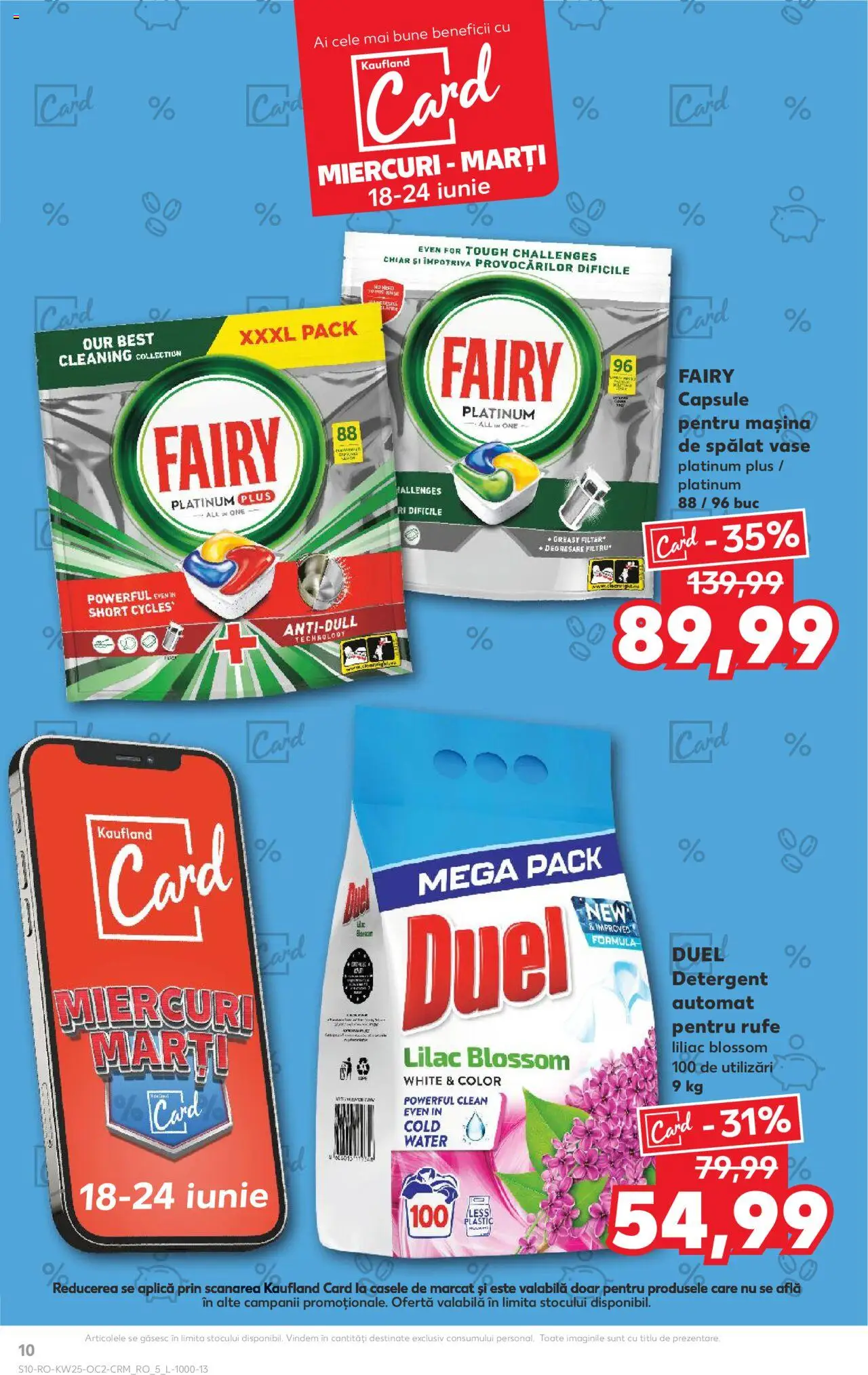 Kaufland RO akciós ujság - amely érvényes a következő dátumtól: 18.06.2025 | Oldal: 10