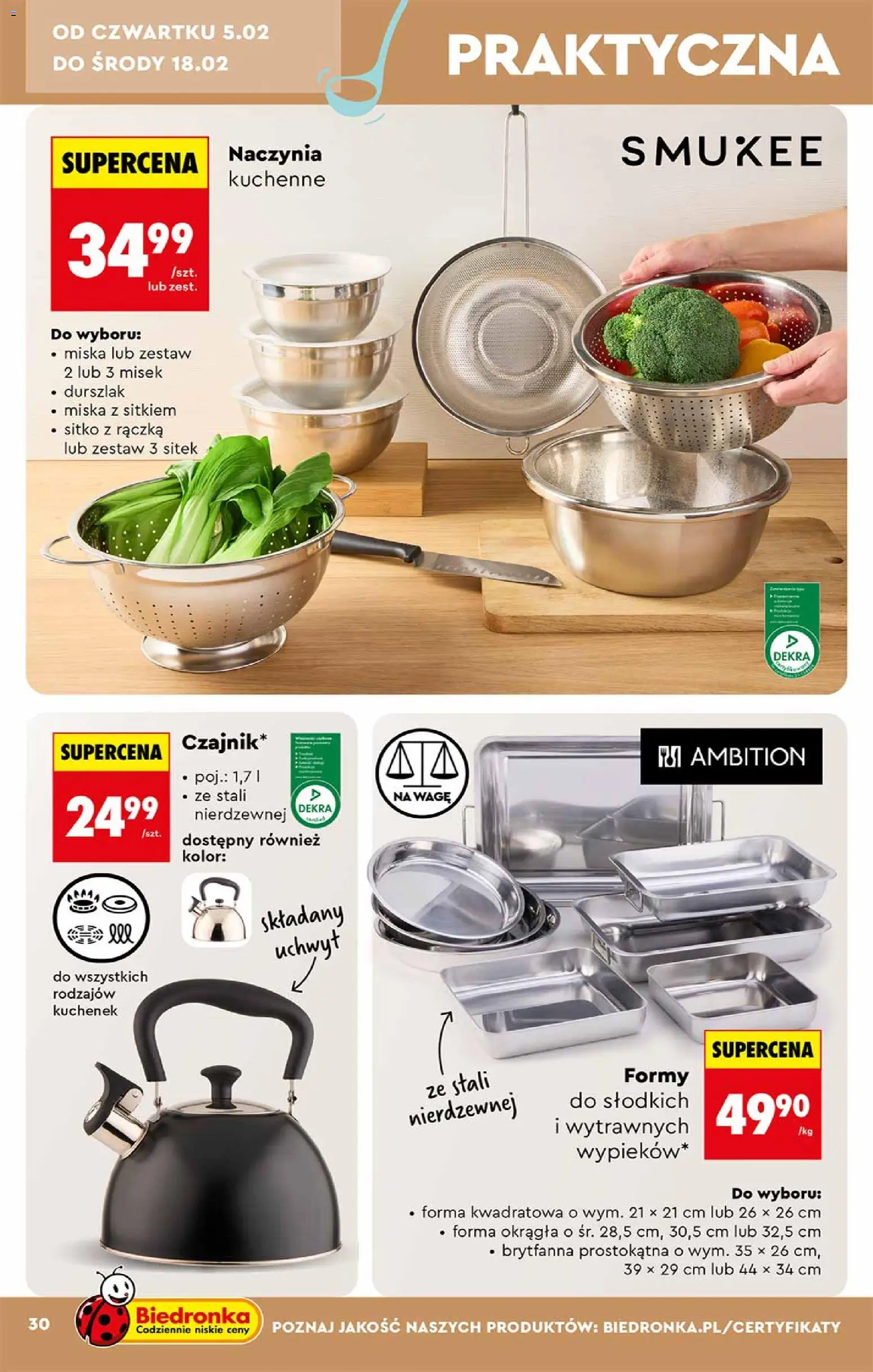 Biedronka gazetka - Hity i inspiracje od 31.01.2026 | Strona: 30