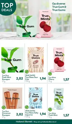 Holland & Barrett folder - Voorbeeld van een folder van Holland & Barrett, geldig van 16.03.2026 | Pagina: 6 | Producten: Gum, Kauwgom