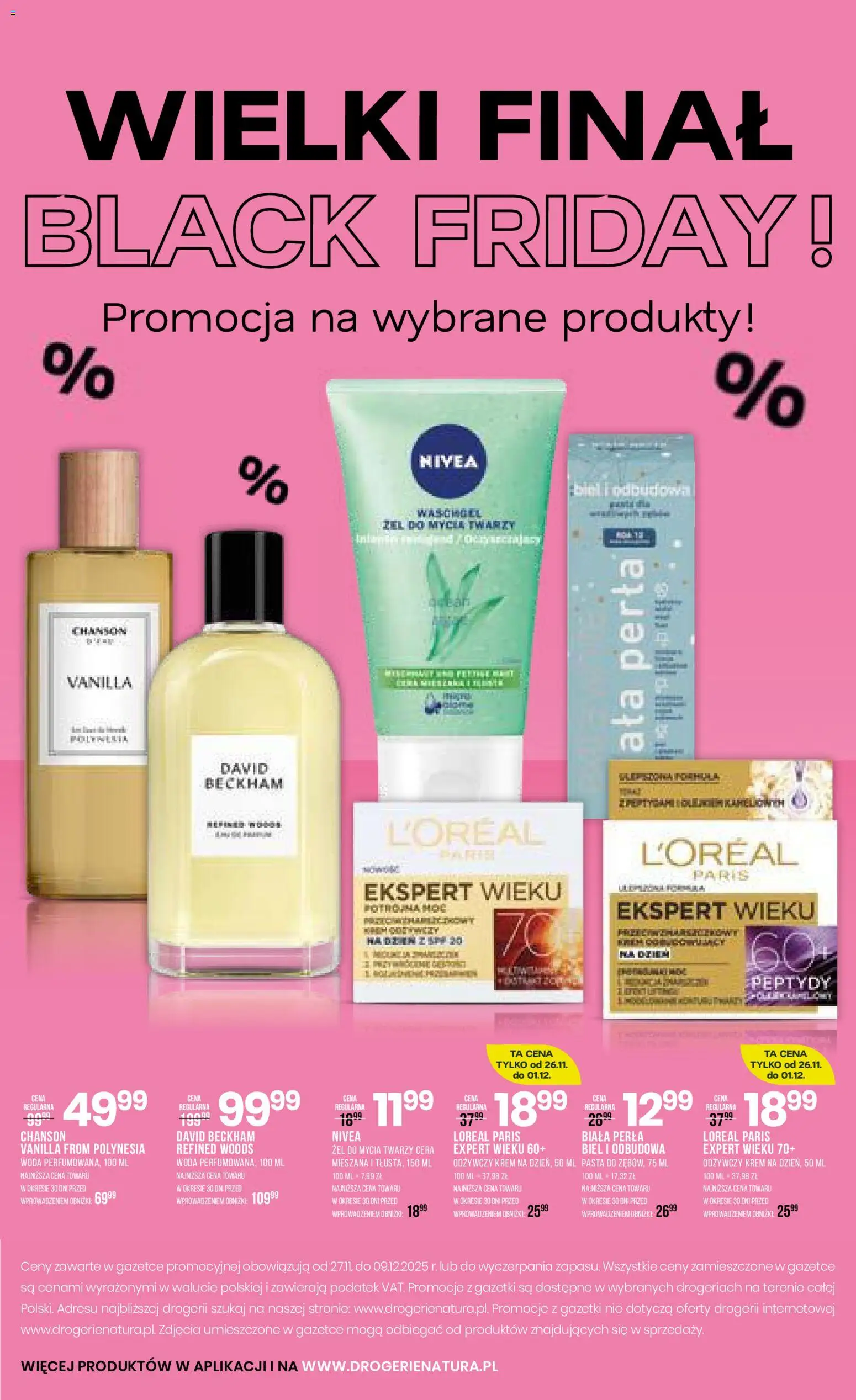 Drogerie Natura Black Friday od 27.11.2025 | Strona: 16 | Produkty: Krem, Woda