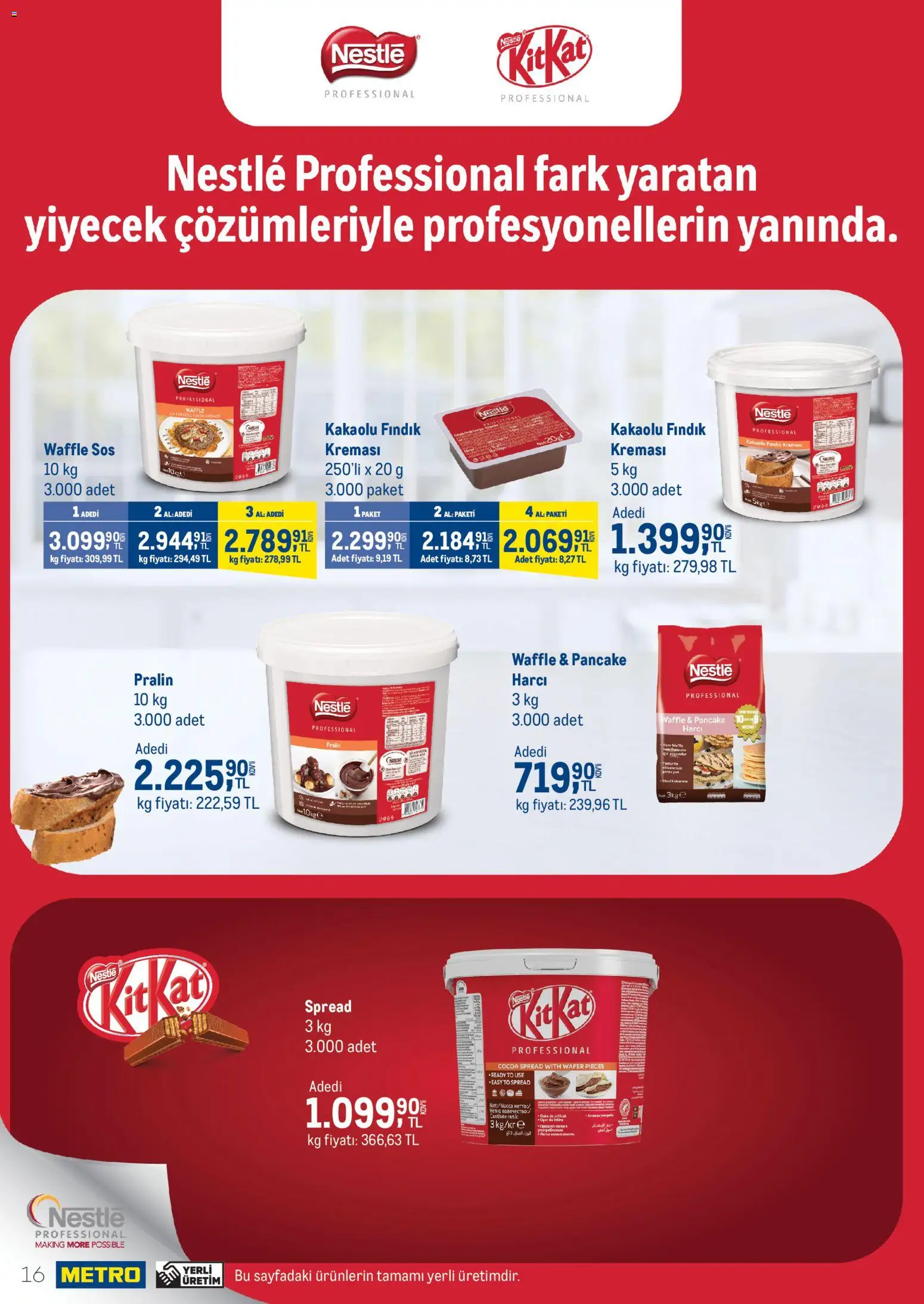 Metro - Gıda | Kozmetik | Deterjan - 27.11.2025 tarihinden itibaren geçerlidir | Sayfa: 16 | Ürünler: Fındık, Sos