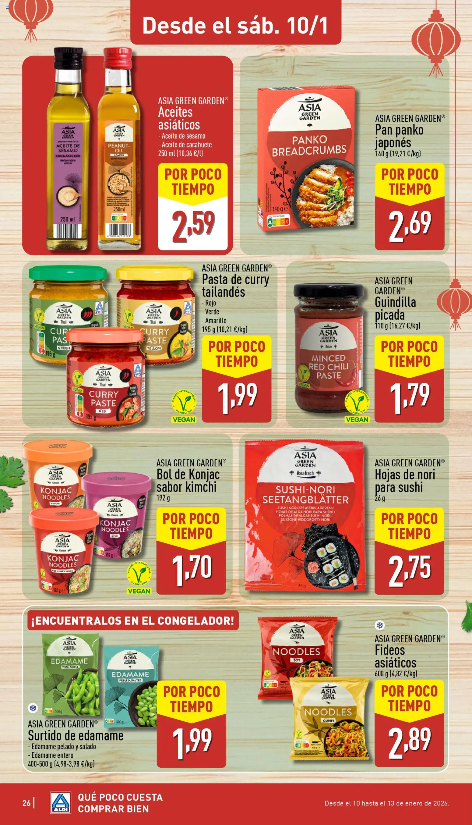 Aldi folleto Canarias │ válido desde el 05.01.2026 | Página: 26 | Productos: Χυλός, Aceite, Pan, Σιδερώστρα