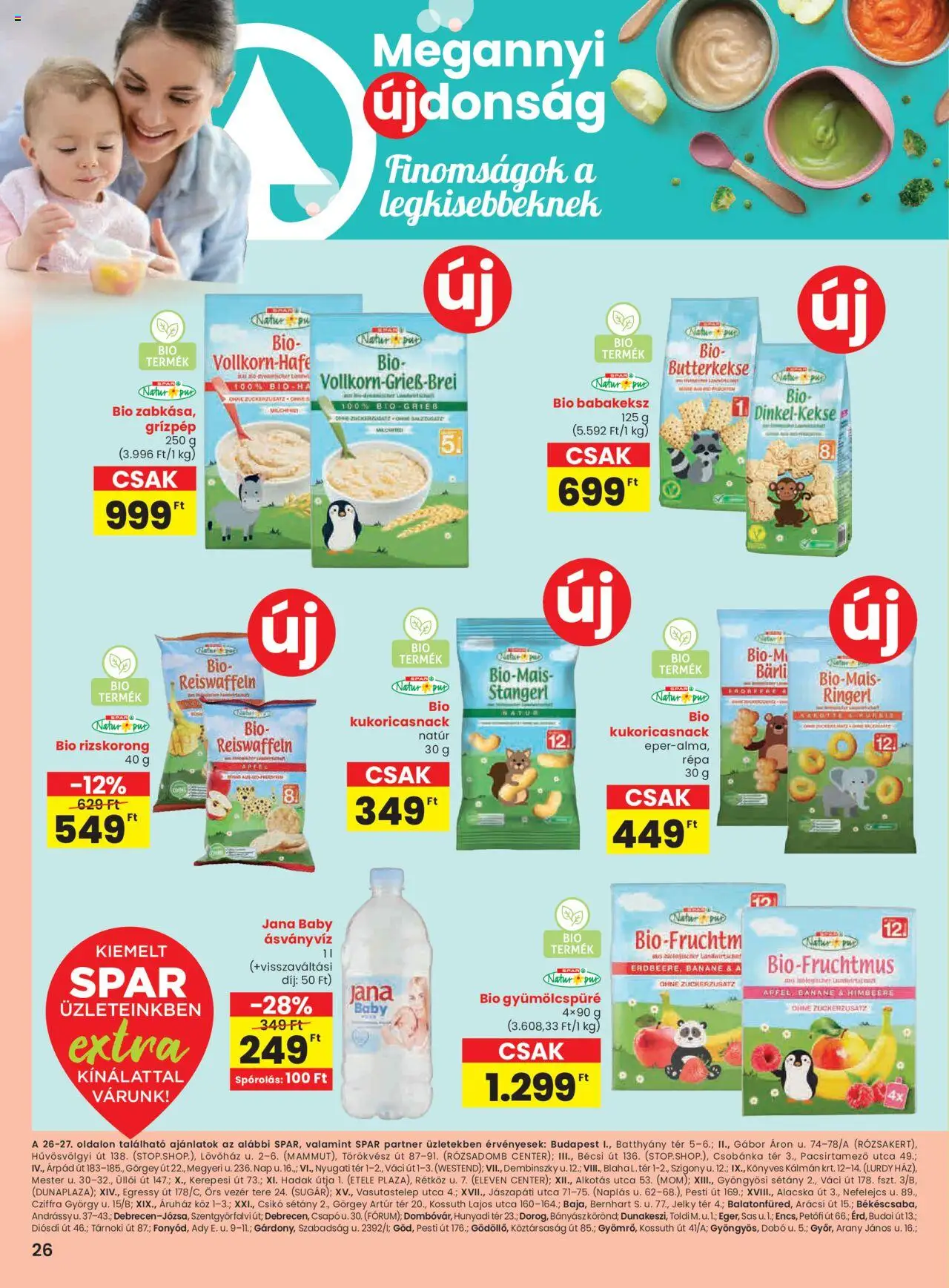 Spar akciós ujság - amely érvényes a következő dátumtól: 24.10.2025 | Oldal: 7 | Termékek: Ásványvíz, Répa