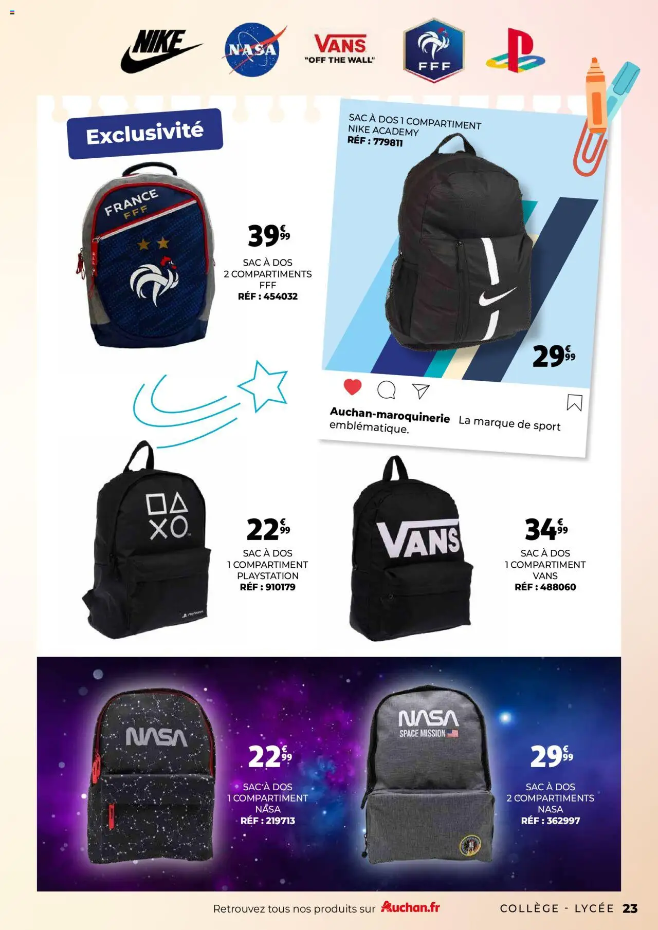  | Page: 23 | Produits: Playstation, Sac, Thé, Sac à dos