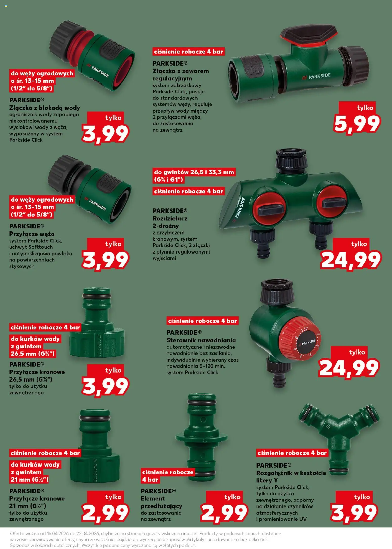Kaufland Polsko leták - Wiosenne inspiracje od 16.04.2026 | Strana: 19 | Produkty: Parkside