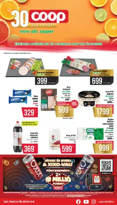 COOP - Mini & Abc & Szuper / Nyírzem-Szabolcs - amely érvényes a következő dátumtól: 24.07.2025