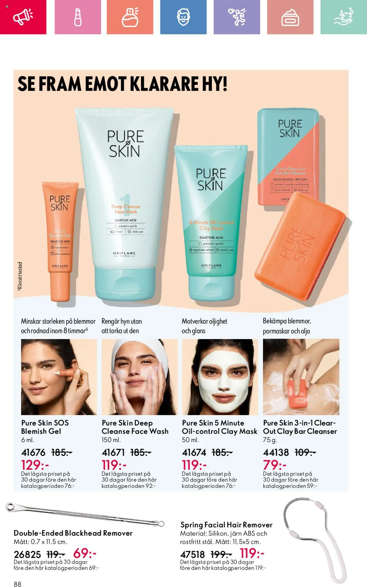 Oriflame reklamblad aktuell från 01.06.2025 | Sida: 88 | Produkter: Järn, Mask, Olja