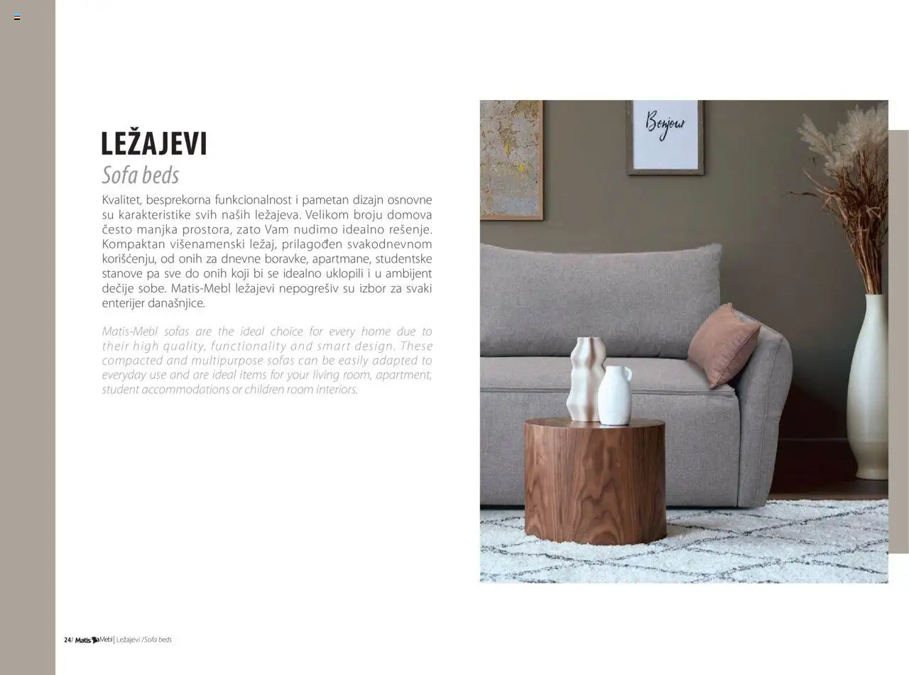 Matis katalog - važi od 20.09.2024 | Strana: 26 | Proizvode: Sofa