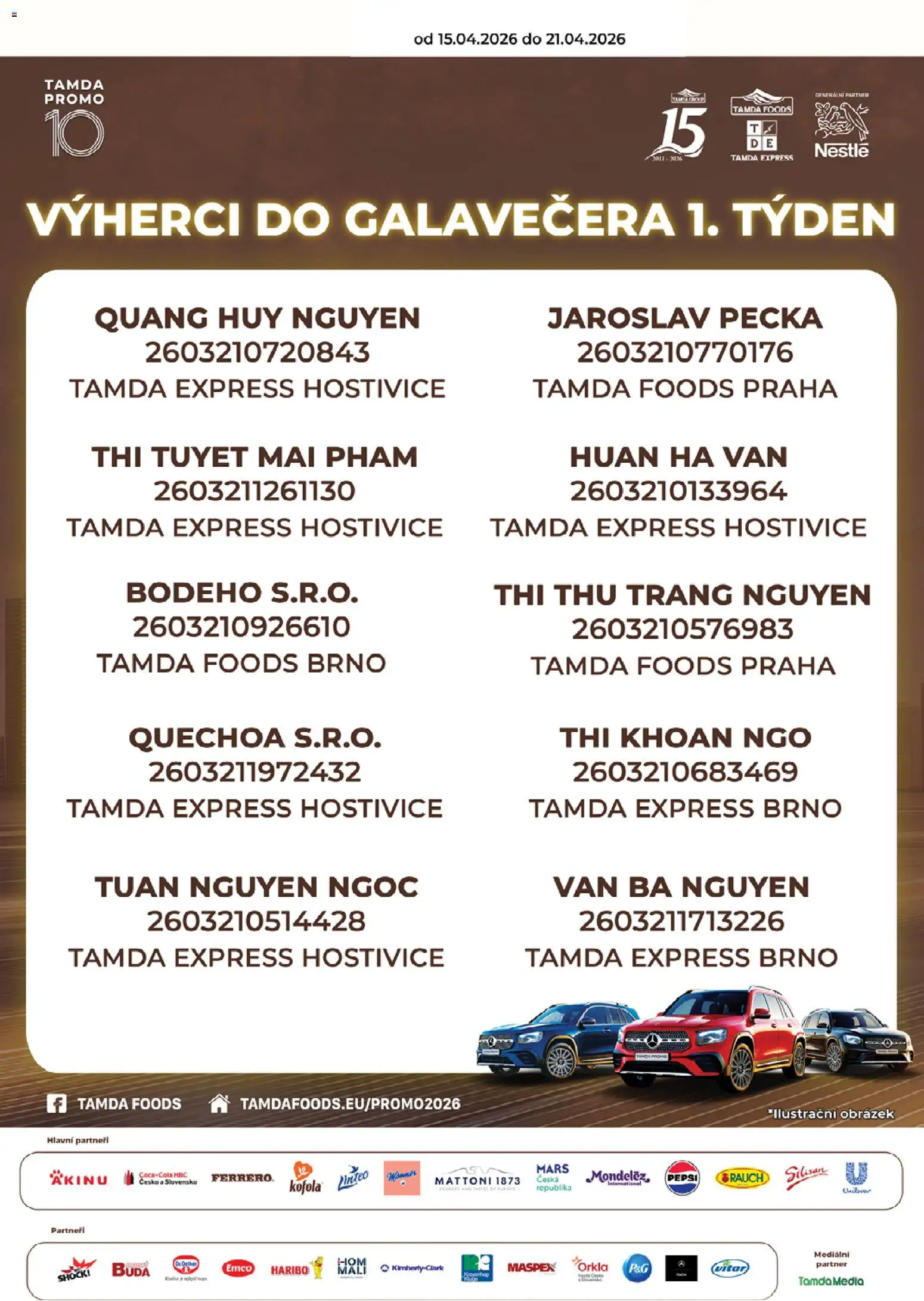 Tamda Foods leták od 15.04.2026 | Strana: 3 | Produkty: Mattoni, Haribo, Pepsi, Kofola