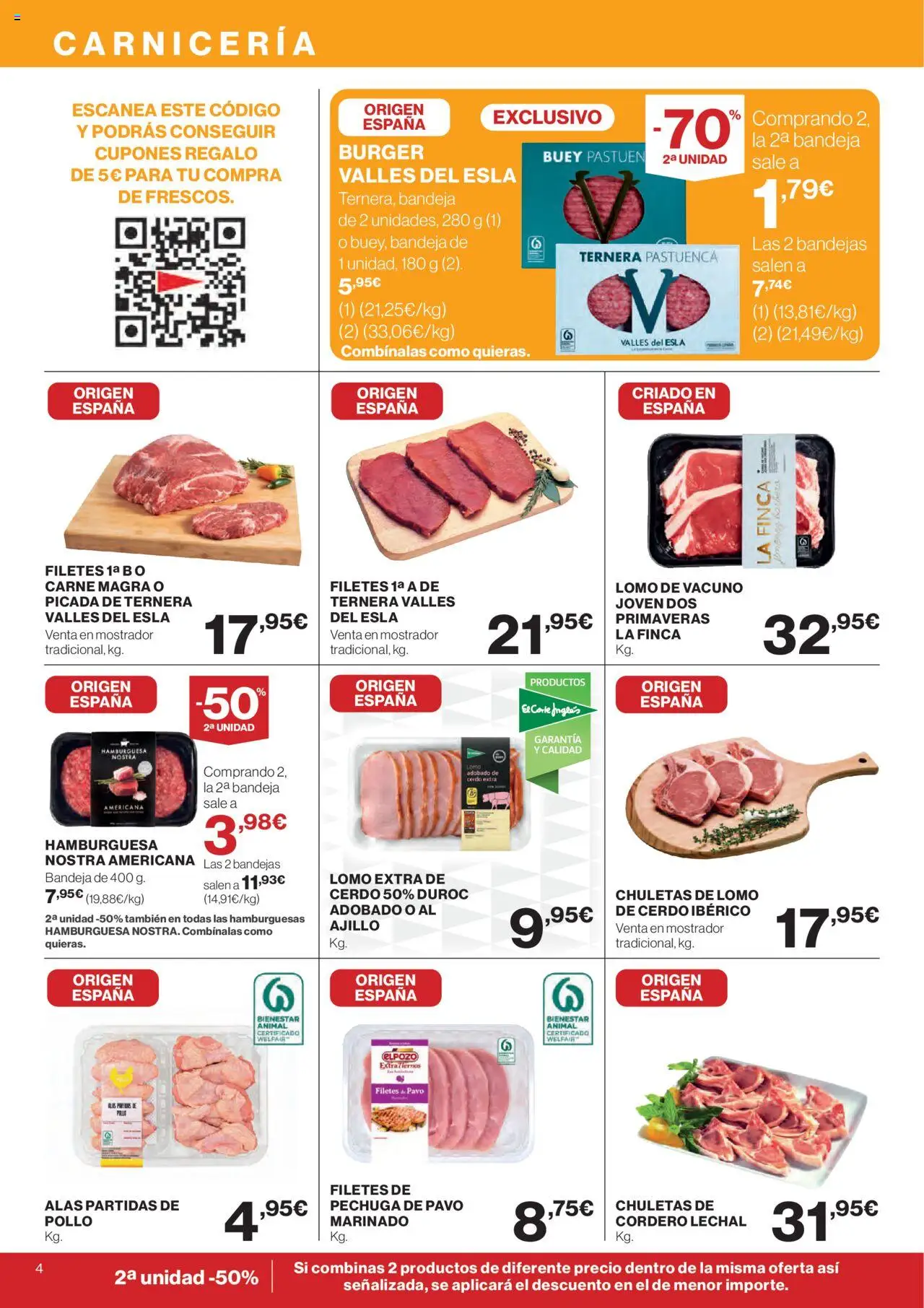 Supercor - Folleto │ válido desde el 19.06.2025 | Página: 4 | Productos: Chuletas de cordero, Cerdo, Φίλτρο καφέ, Σοκολατούχο γάλα