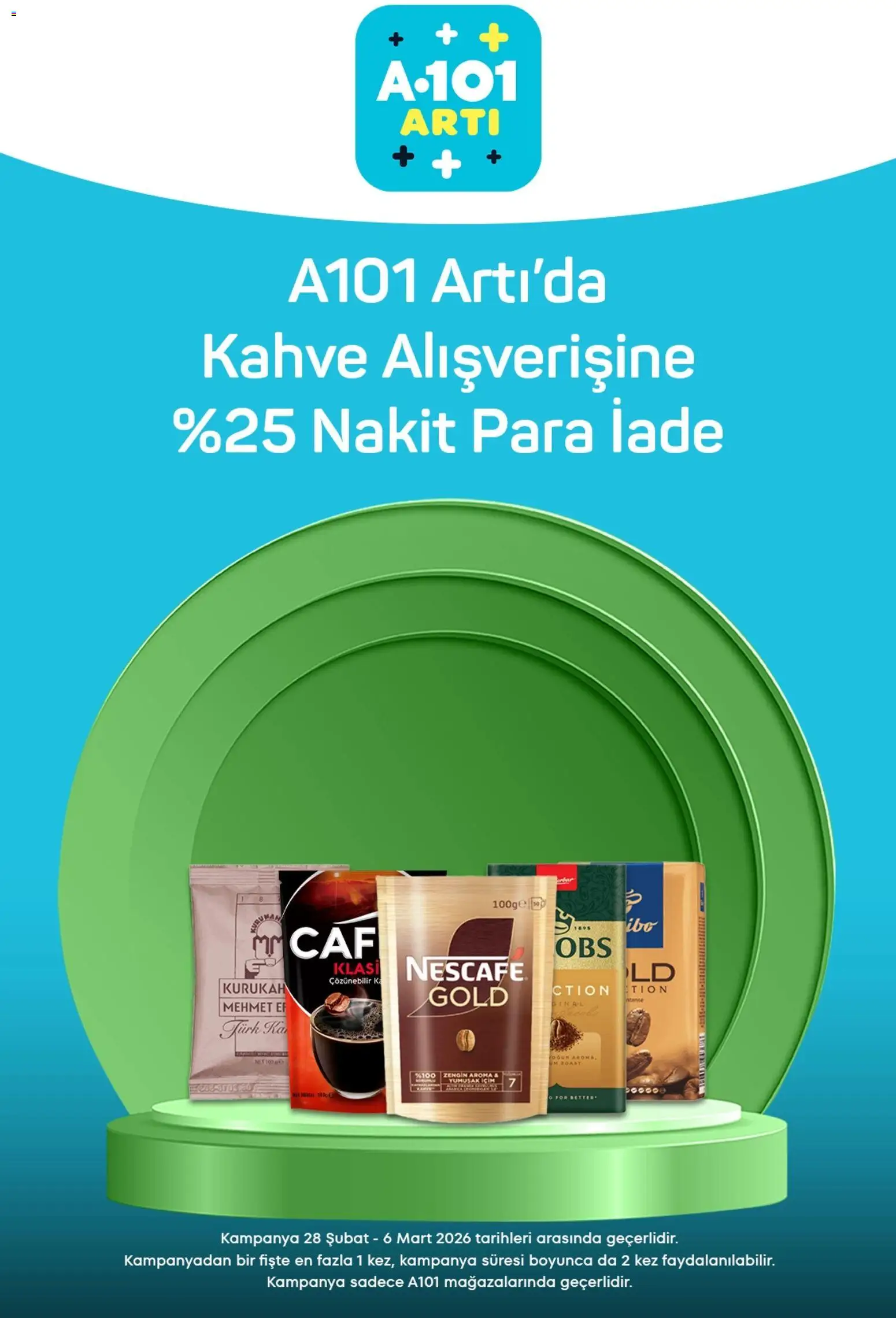 A101 - Arti - 28.02.2026 tarihinden itibaren geçerlidir | Sayfa: 1 | Ürünler: Kahve