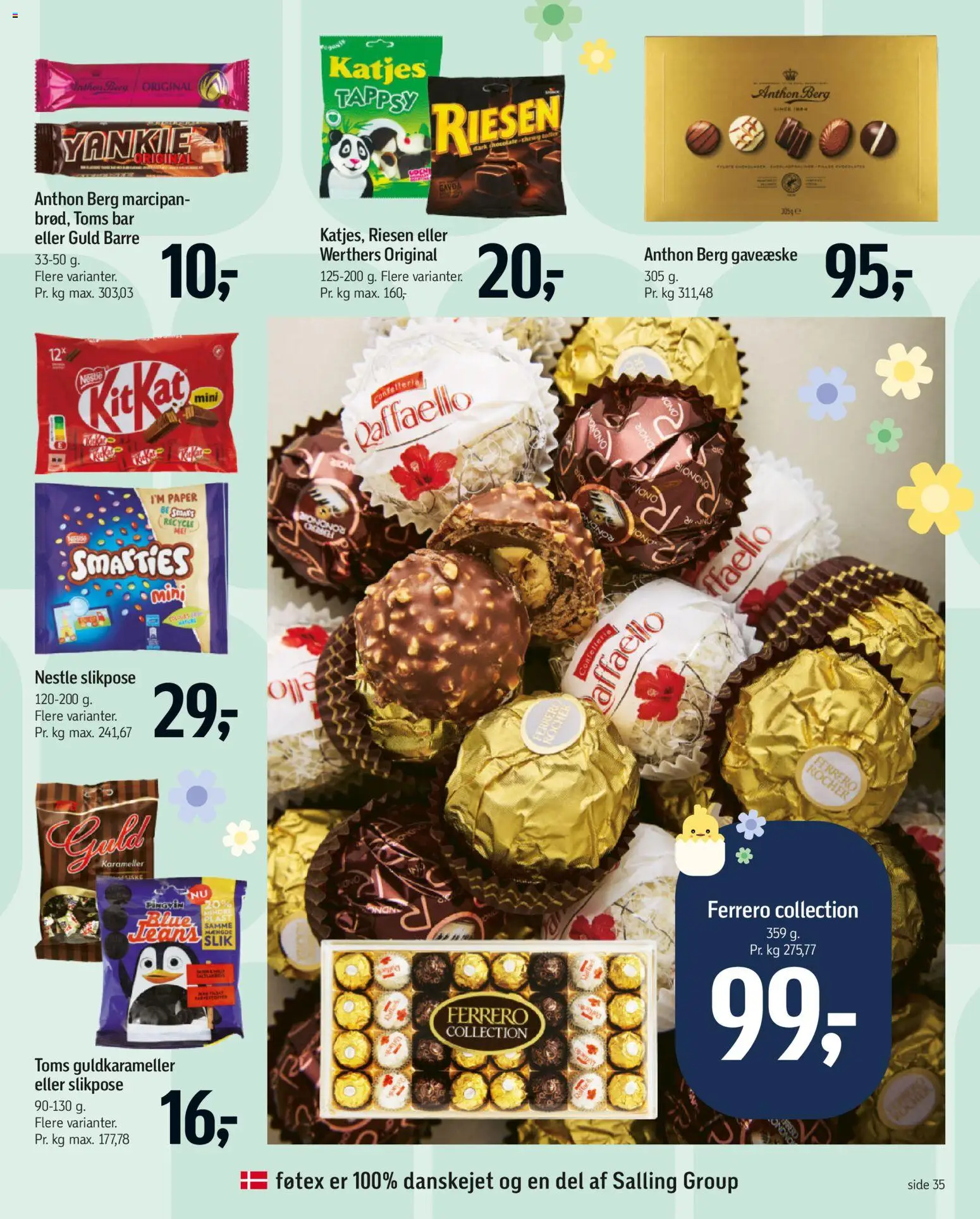 Føtex tilbudsavis – gyldig fra 27.03.2026 | Side: 48 | Produkter: Slik, Marcipan, Karameller, Jeans