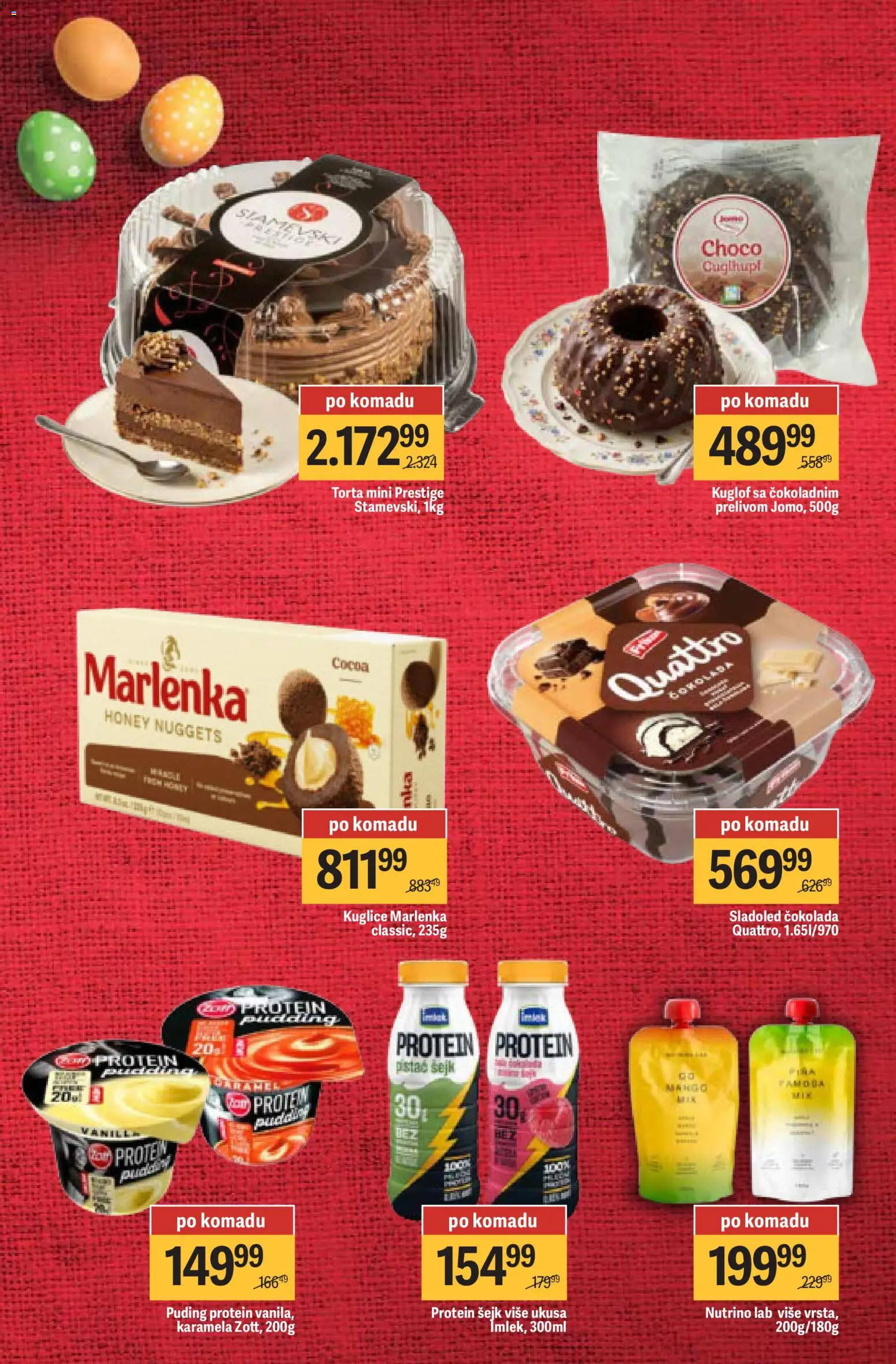 Maxi katalog - važi od 02.04.2026 | Strana: 26 | Proizvode: Protein, Puding, Sladoled, Torta