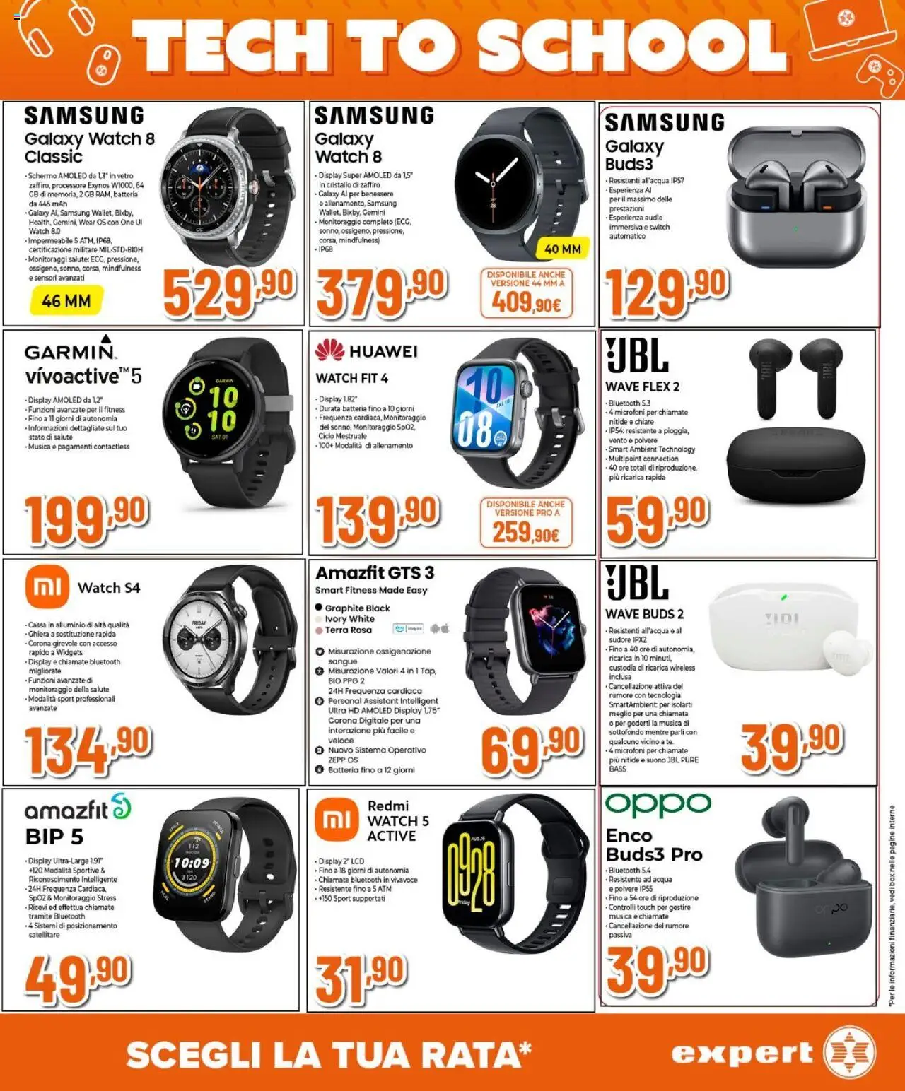 Volantino Expert del 14.08.2025 | Pagina: 13 | Prodotti: Samsung Galaxy, Audio, Batteria, Samsung