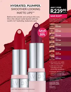 Avon specials catalogue – valid from 01.03.2026 | Page: 5 | Products: Basket, Lipstick