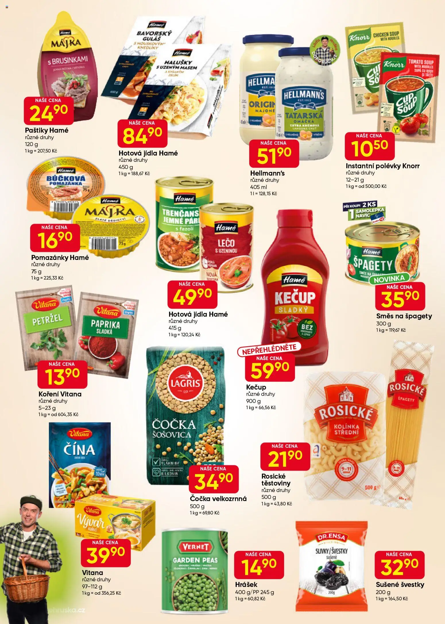 Hruška leták od 29.10.2025 | Strana: 4 | Produkty: Čočka, Instantní polévky, Lečo, Halušky