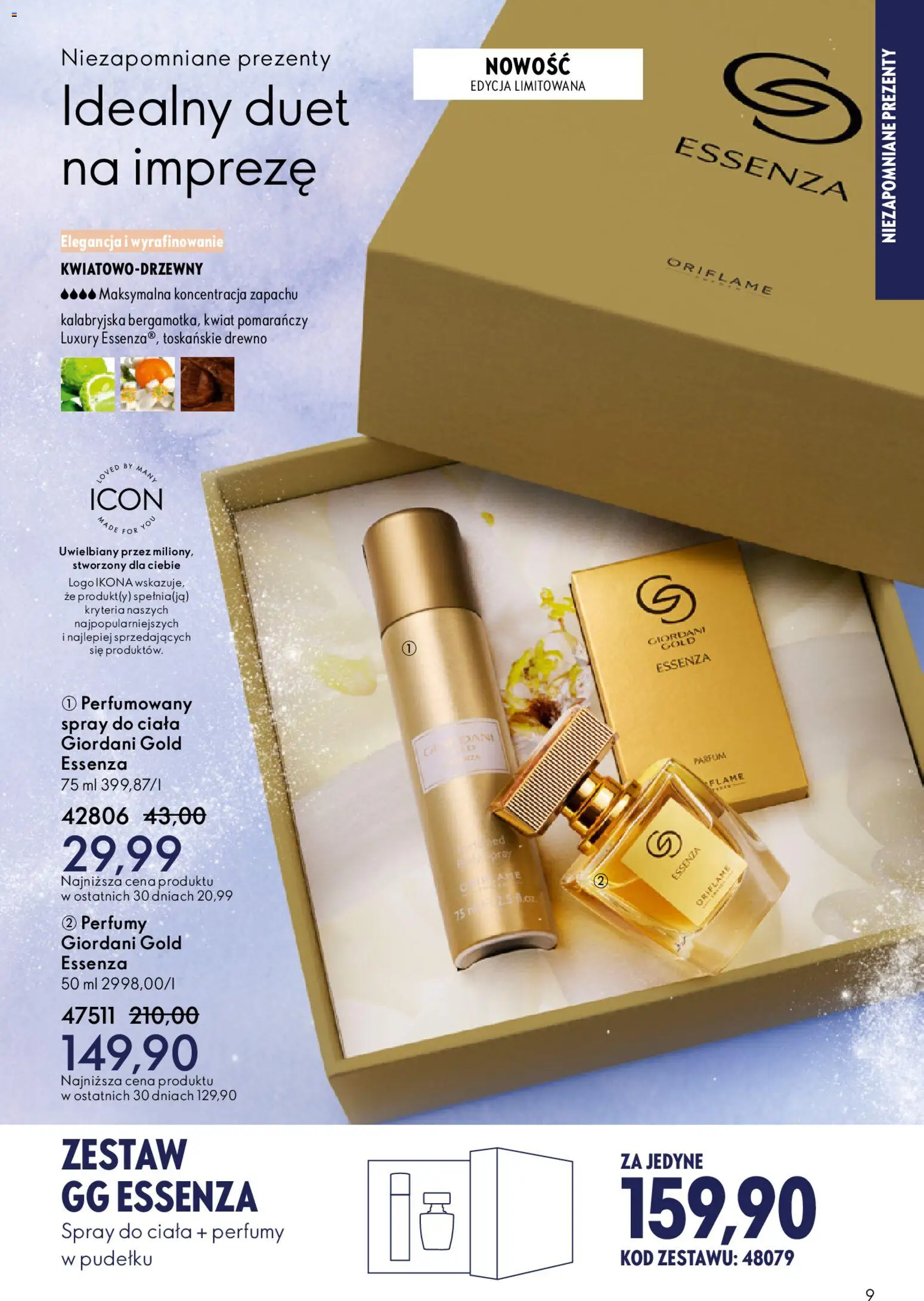 Oriflame Katalog 17 2025 od 03.12.2025 | Strona: 9 | Produkty: Perfumy