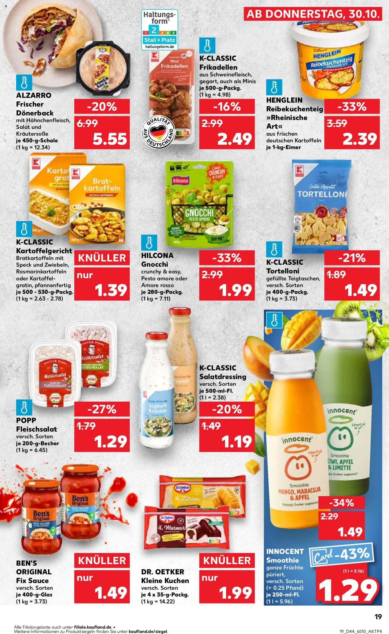 Kaufland prospekt Köln	 – gültig ab 30.10.2025 | Seite: 19 | Produkte: Joghurt, Äpfel, Grat, Limette
