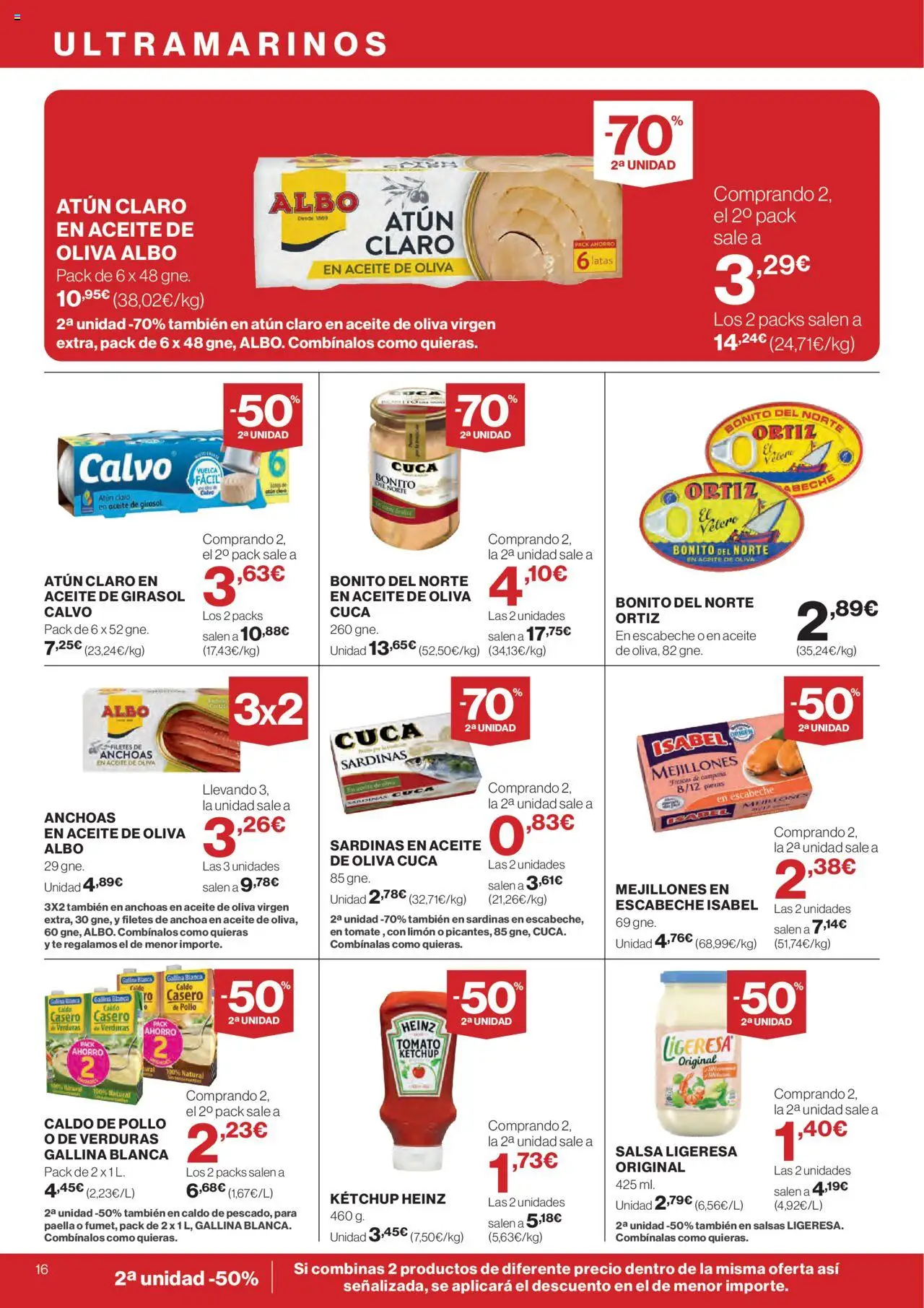 Hipercor catálogo │ válido desde el 05.06.2025 | Página: 18 | Productos: Aceite, Aceite de girasol, Anchoa, Atún claro
