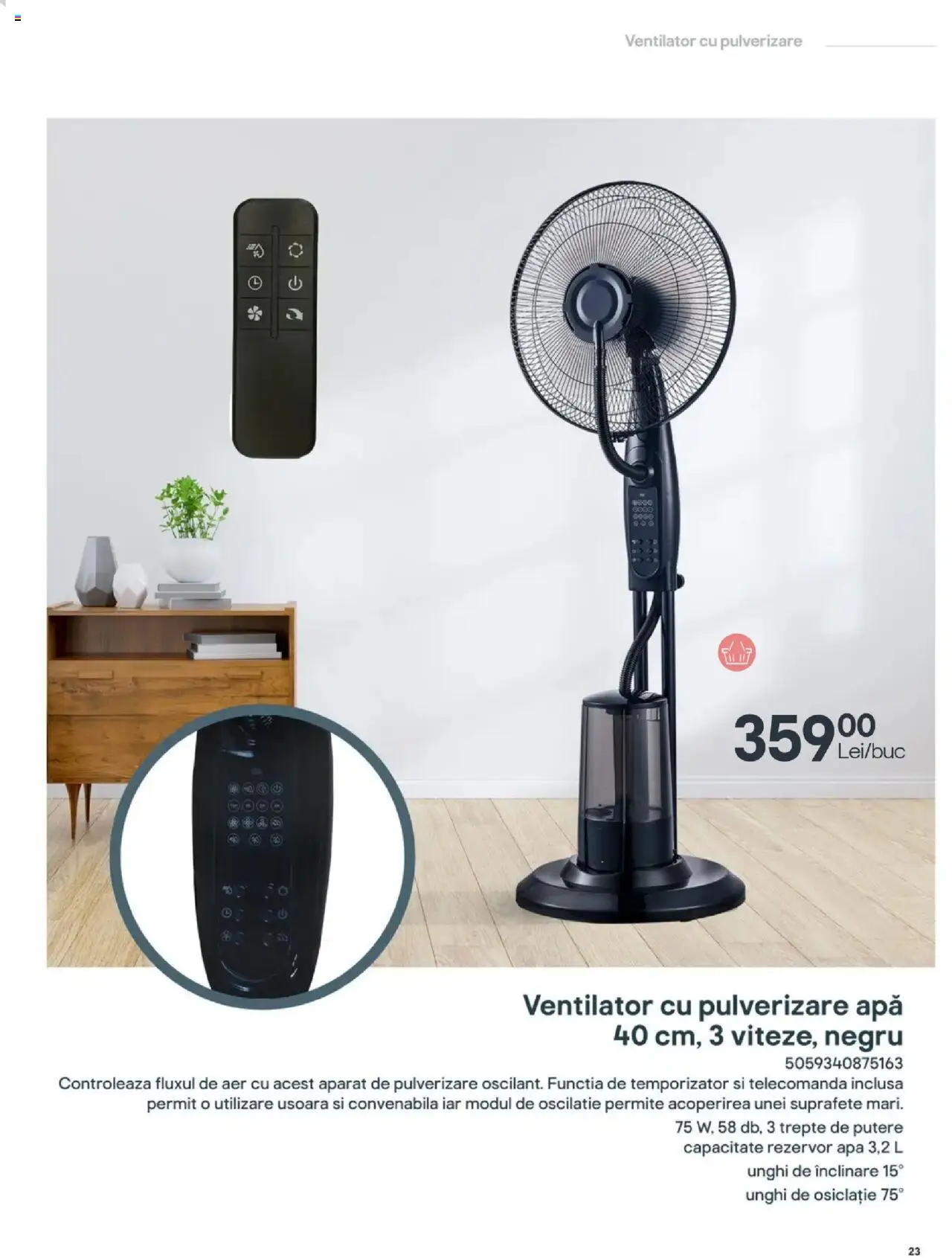 Brico Depot catalog - La Brico te răcorești pe măsură – valabil de la 27.06.2025 | Pagină: 23 | Produse: Ventilator, Apă